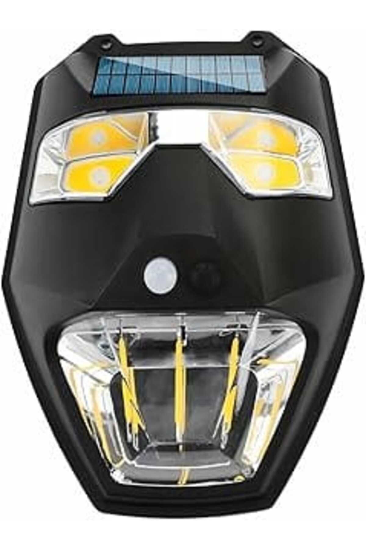 Hepta Collection Kyrotech Solar Güneş Enerjili Lamba Panter 2 Cop Led Hareket Sensörlü 5 Işık Modlu Aplik Su Geçirme