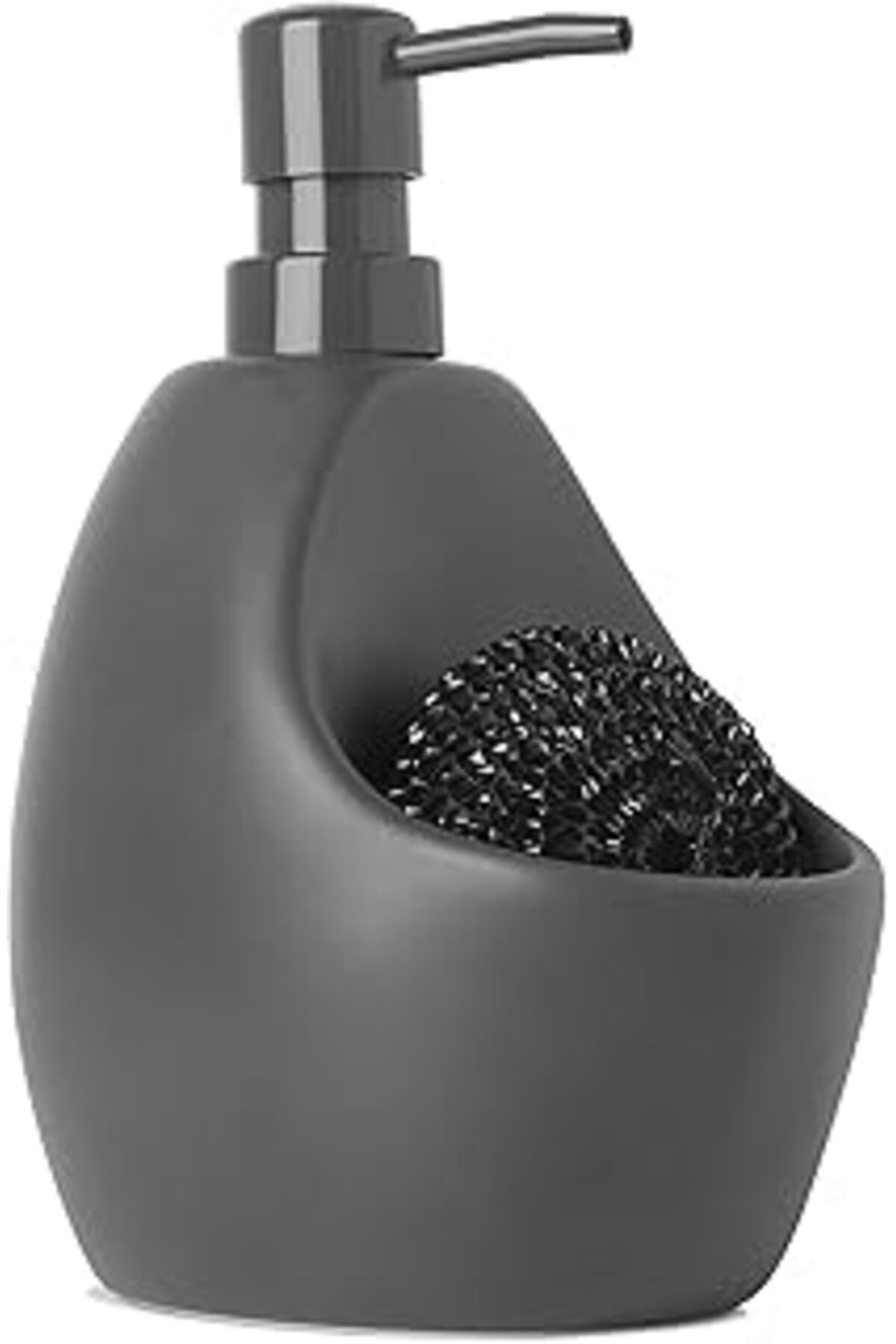 Pazarcan Umbra Joey Pompa/Fırça, Seramik Gri, 13,97 X 10,16 X 19,3 Cm