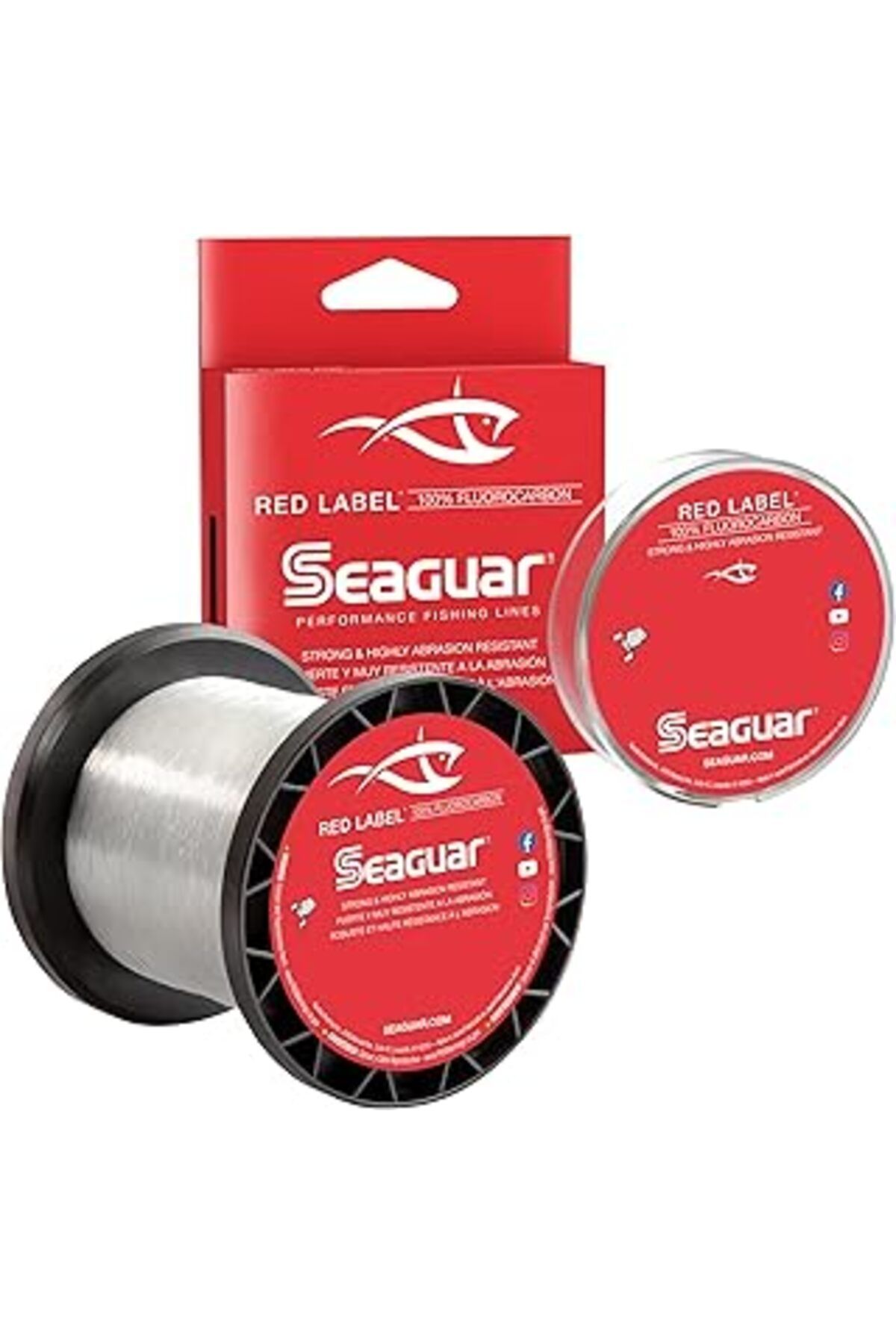 NZM TİCARET Seaguar Red Label Fluorocarbon Angelschnur, 914 M