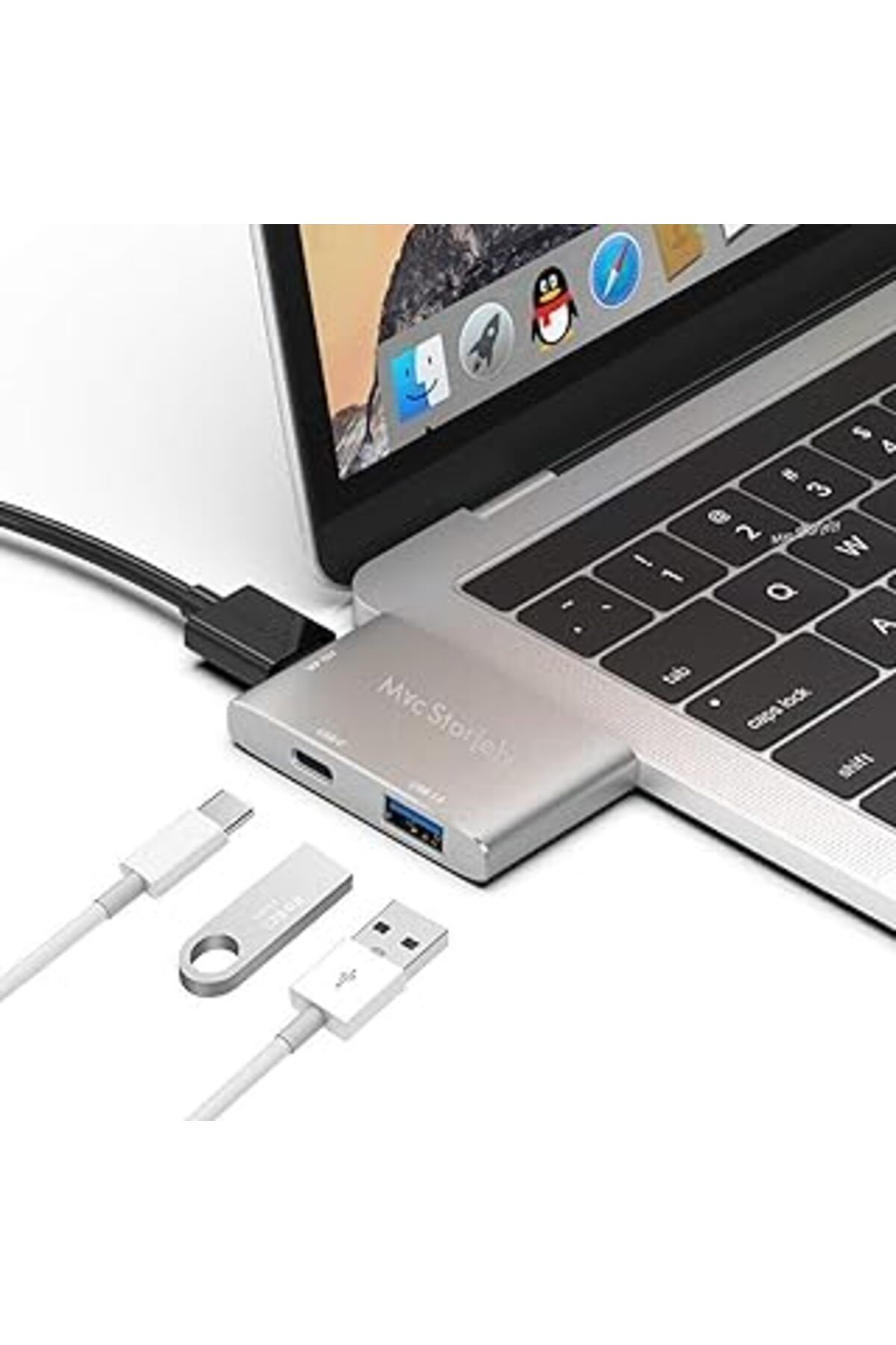 NZM TİCARET Mcstorey Type-C Adaptör Usb Çoğaltıcı Çoklayıcı Usb-C Hdmi Çevirici 4K 1Xhdmi 1Xusb3.0