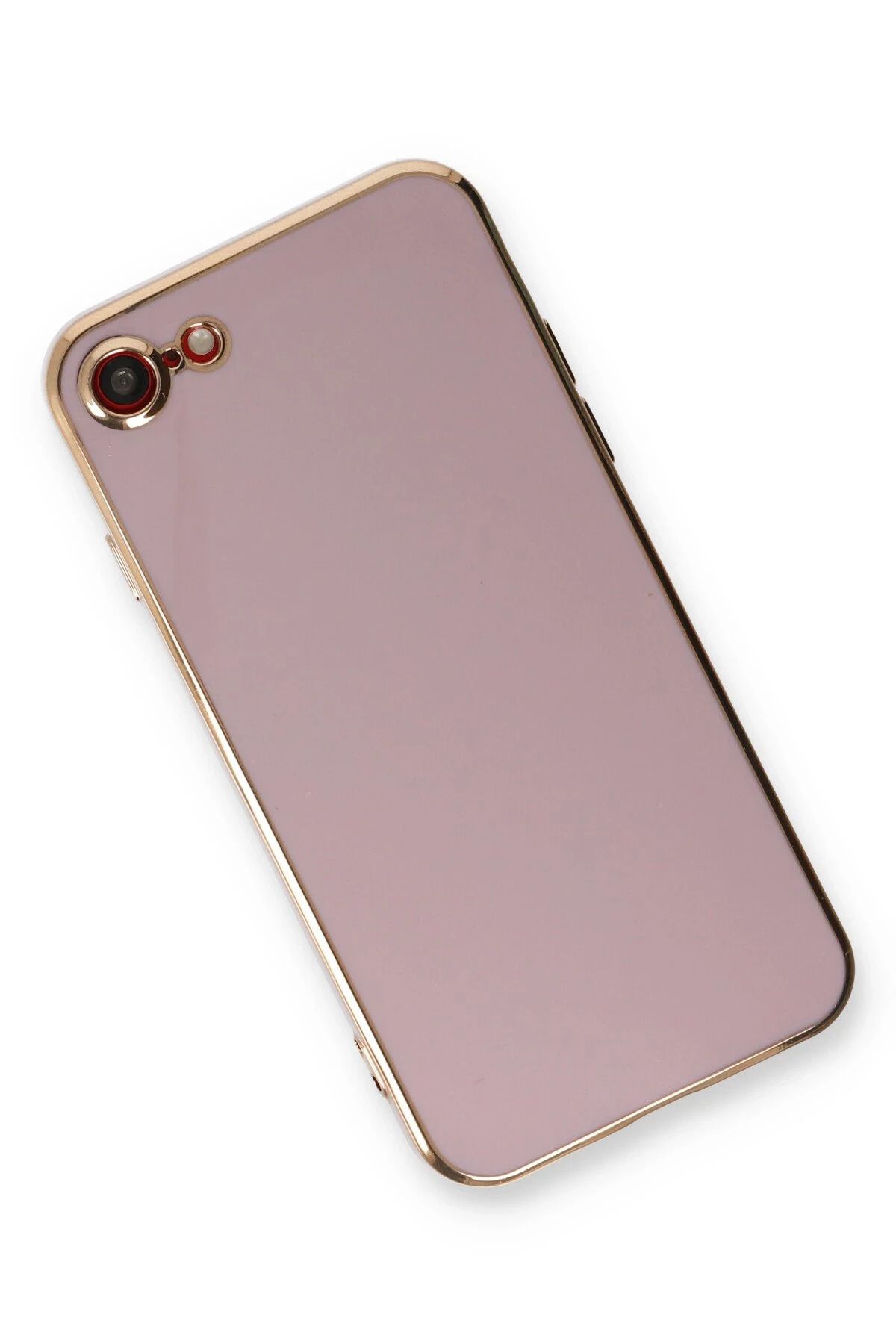 NewFace iPhone 7 Kılıf Volet Silikon - Mor SVLRS