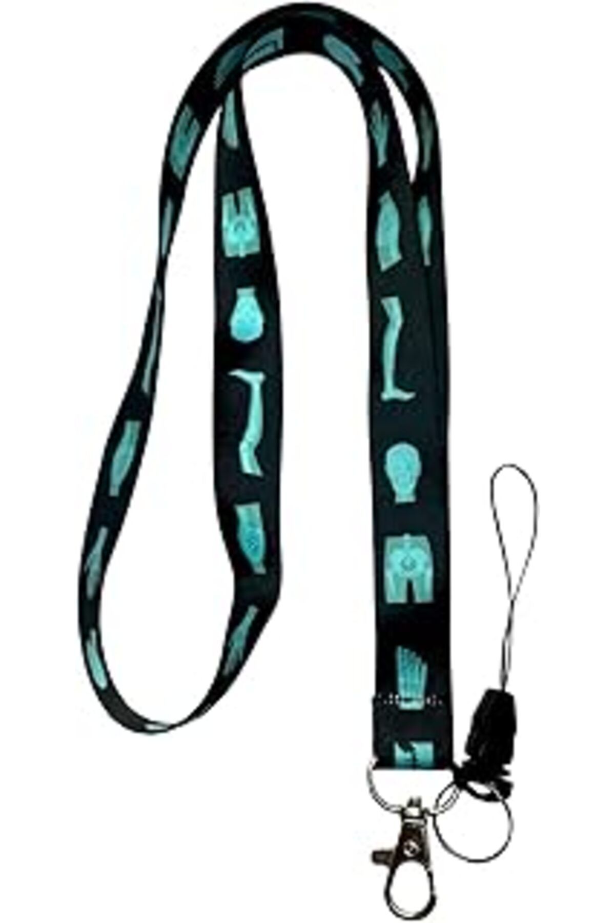 Mu Art Ahşap Stormistoretr Röntgen Radyoloji Boyun Ipi Ve Telefon Askısı Lanyard