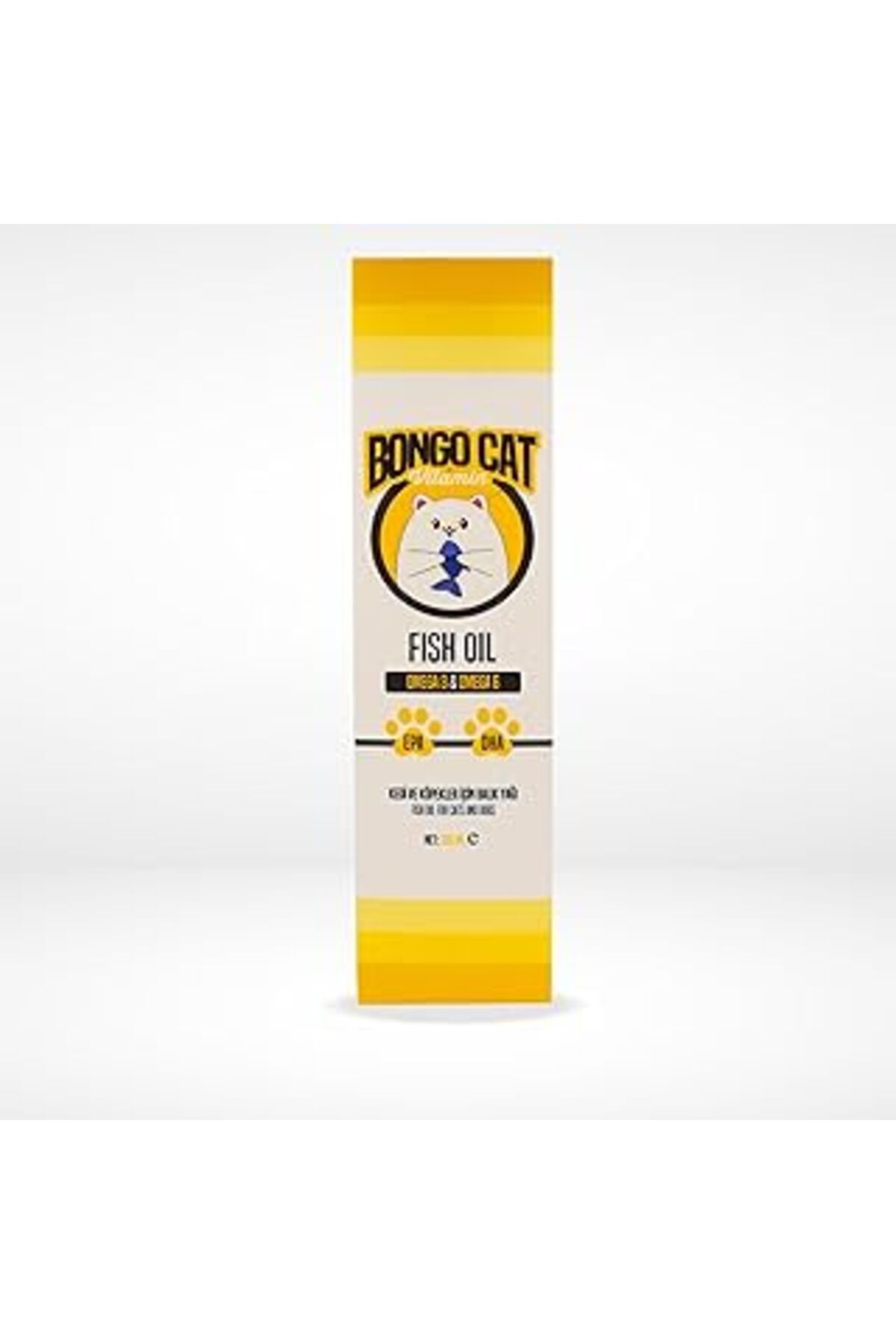 Mu Art Ahşap Bongo Cat Fish Oil - 200gr. (EVCİL HAYVANLAR IÇİN BALİK YAĞİ)