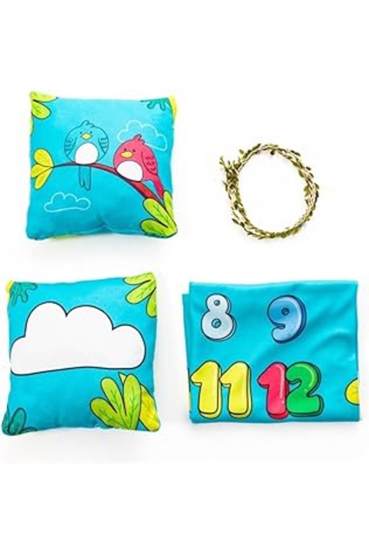 Mu Art Baby Shower Hediyesi Bebek Fotoğraf Battaniyesi Seti Aylık Çekim Battaniye