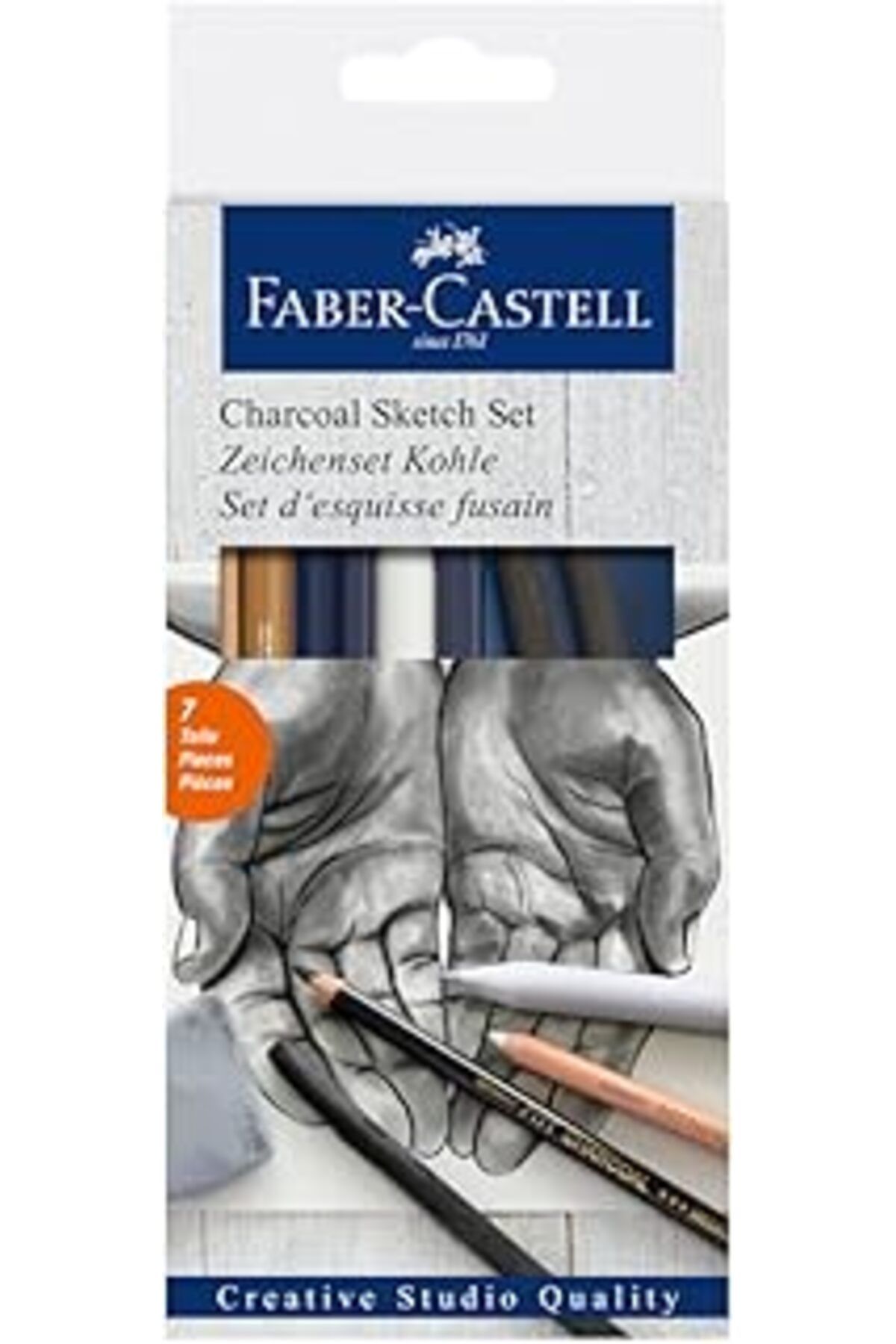 mivento Faber-Castell Kömür Sketch Seti Siyah