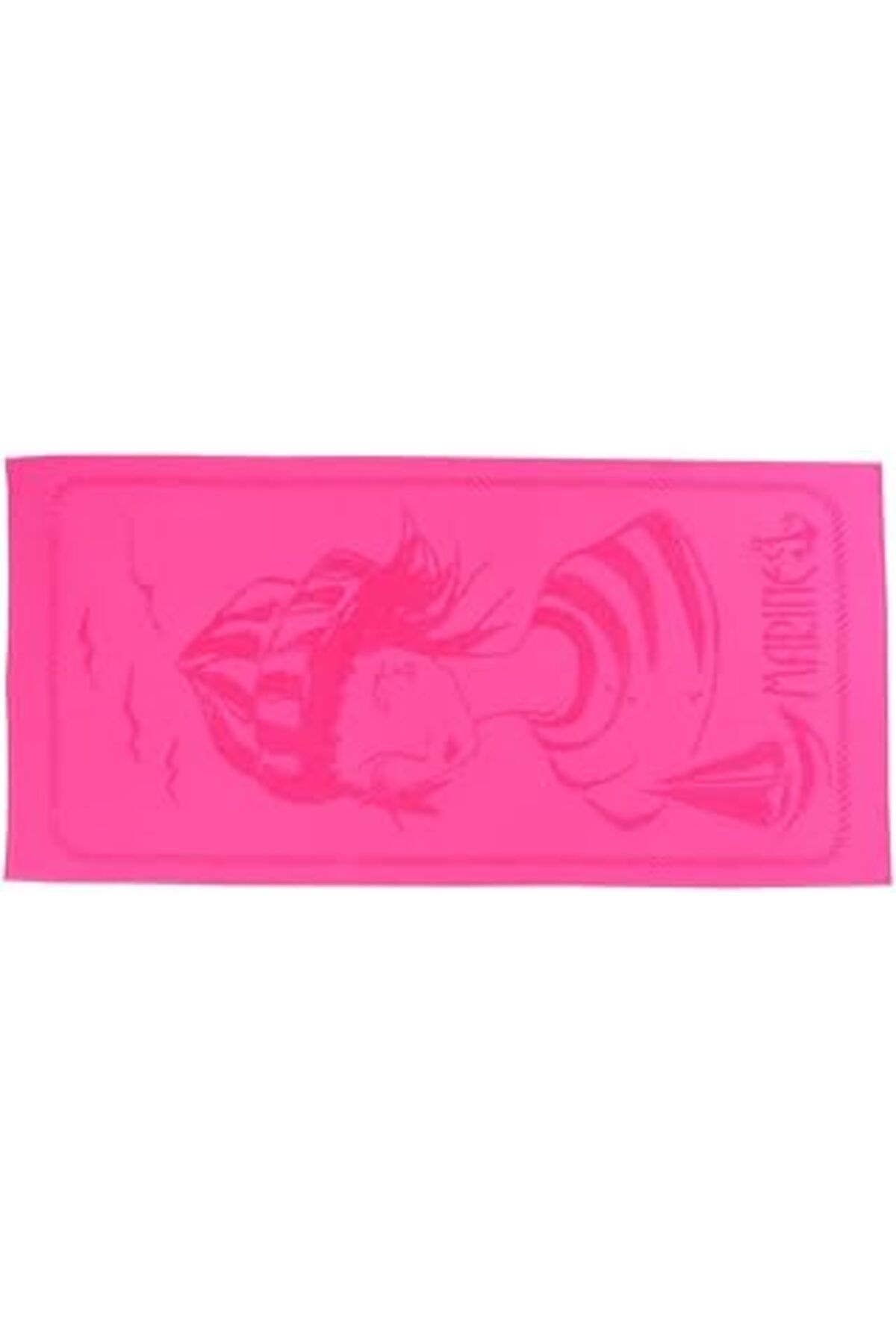 NZM TİCARET Anemoss Denizci Kız Plaj Havlusu Pembe 140X70 Cm