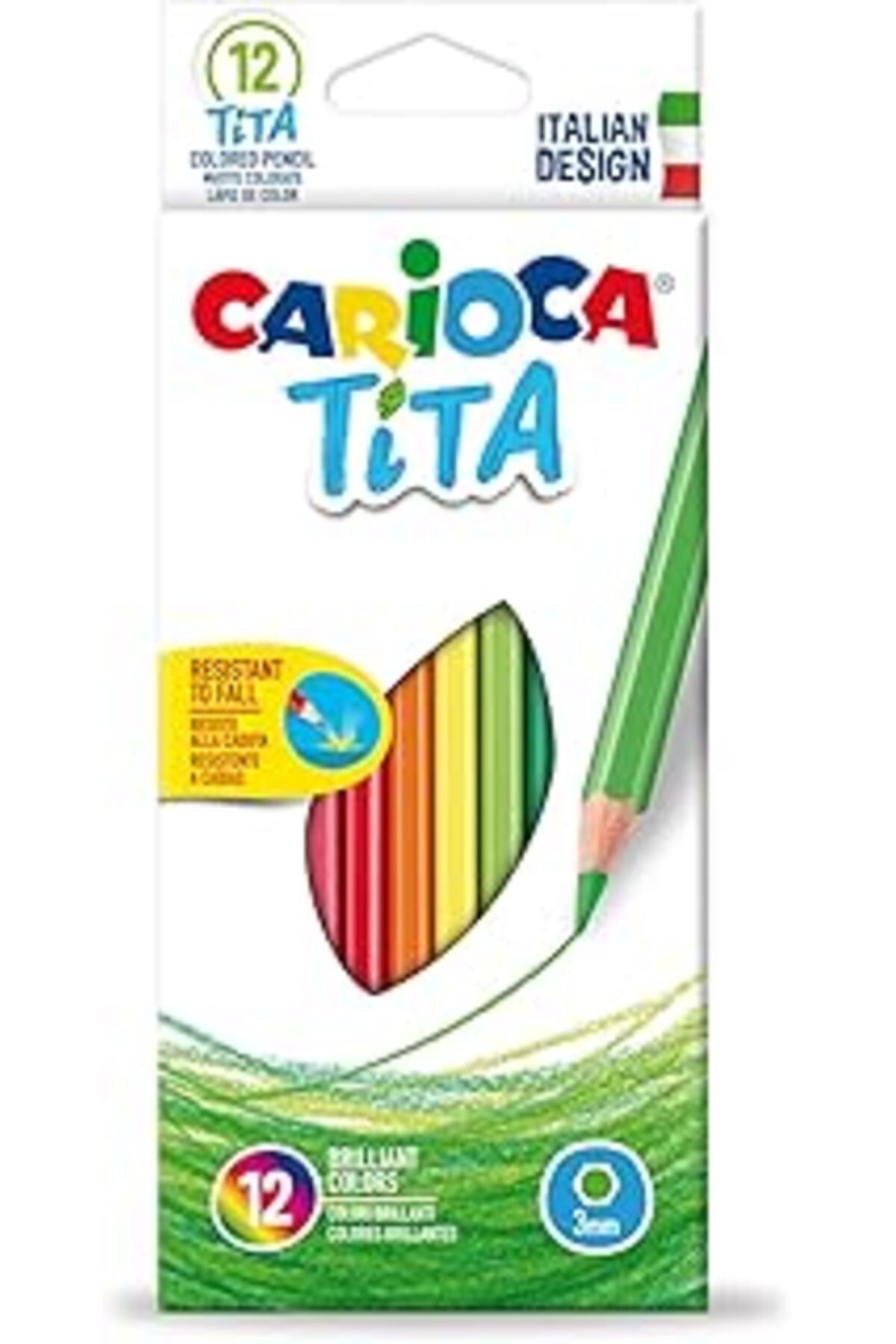 NZM TİCARET Carioca Tita Kuru Boya Kalemi 12'Li
