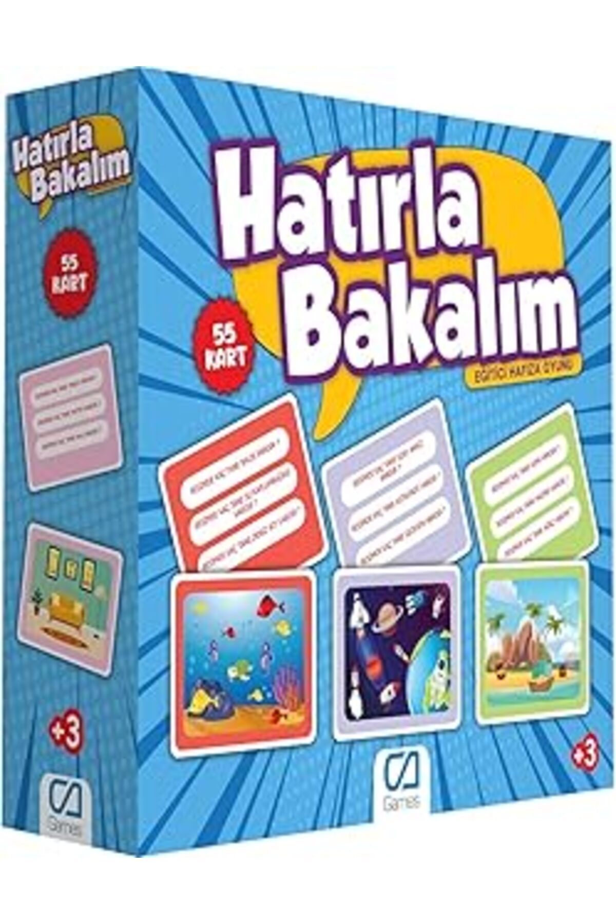 robotrend Hatırla Bakalım Eğitici Hafıza Oyunu Renkli 3+