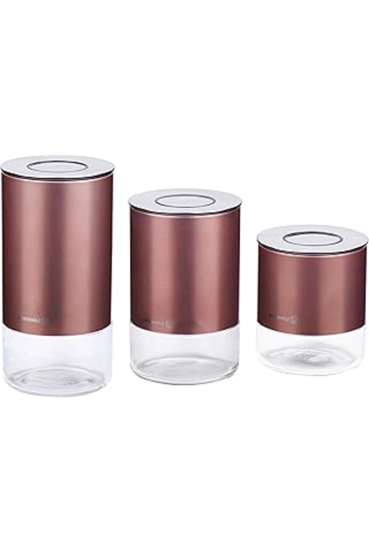 Mu Art Korkmaz Stora Plus 3Lü Rosegold Saklama Seti