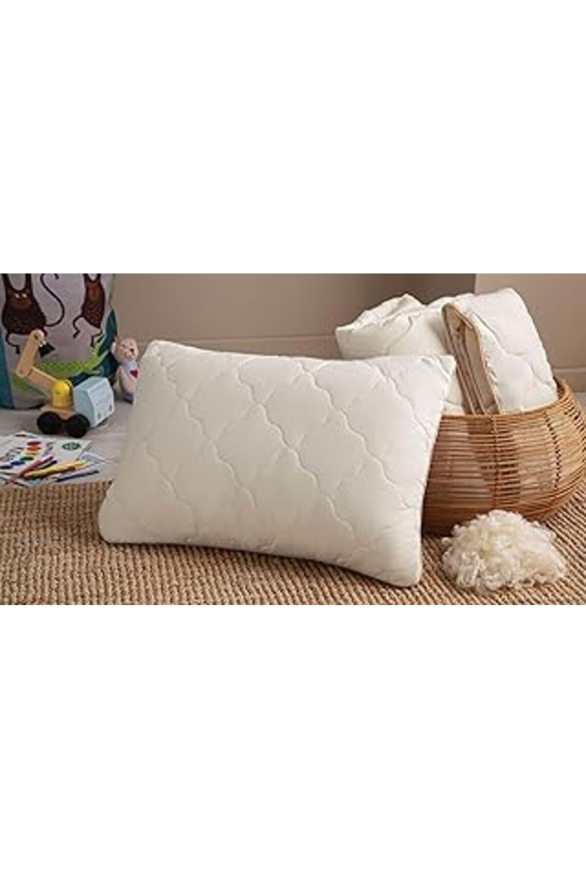 NZM TİCARET Superwashed Yün Bebek Yastık