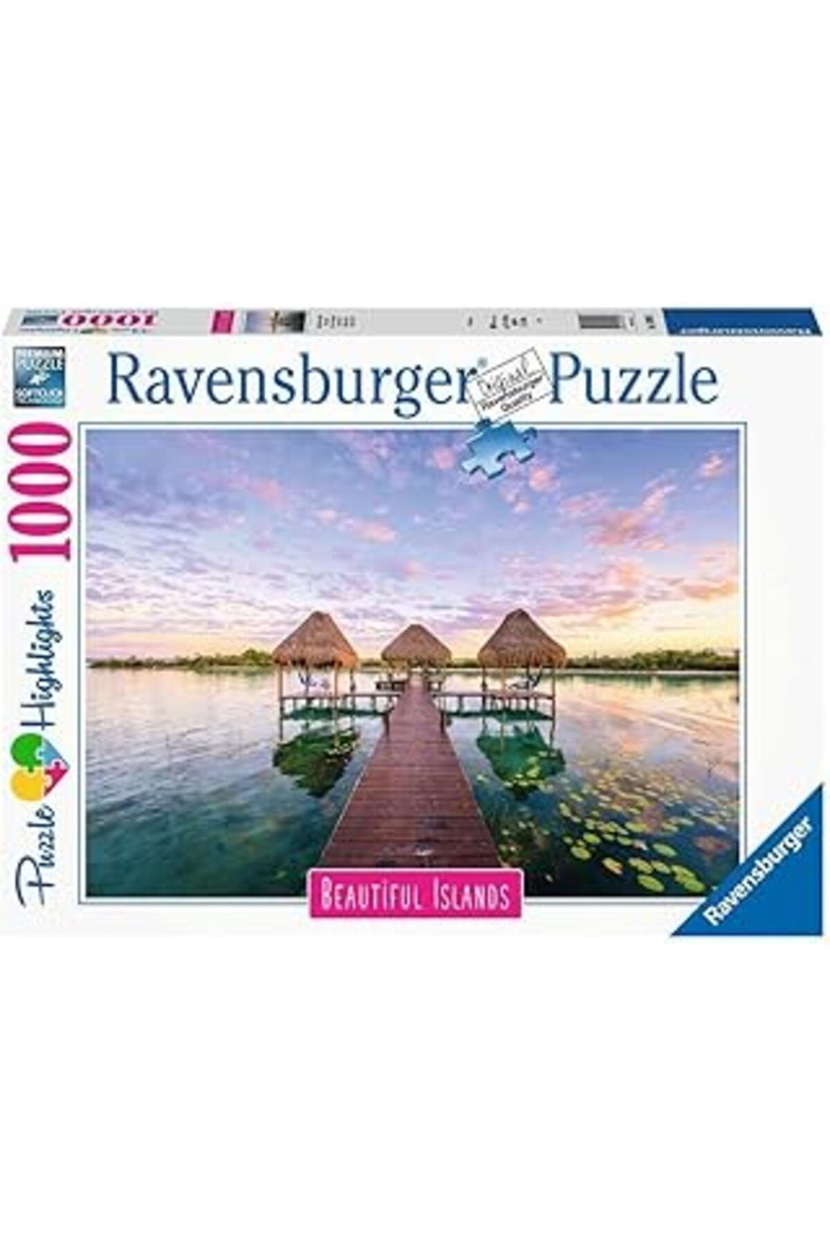 NZM TİCARET Ravensburger 169085 Tropik Adalar Puzzle, 1000 Parça, Çok Renkli