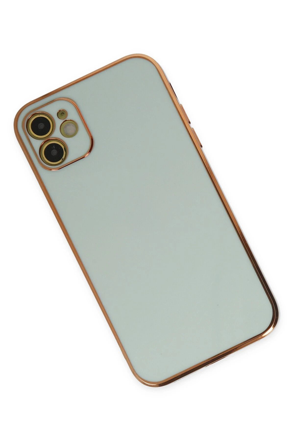 NewFace iPhone 11 Kılıf Volet Silikon - Açık Yeşil YKTSN