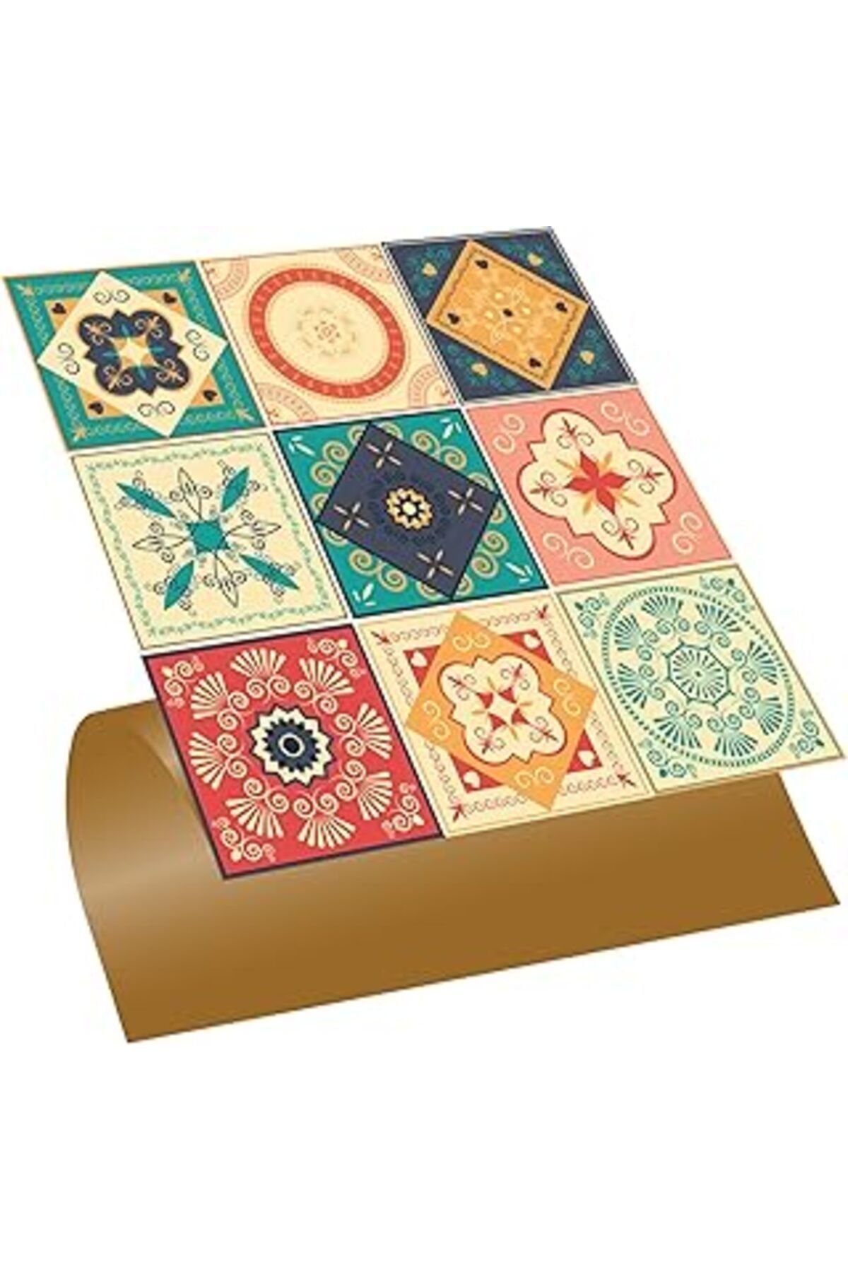 NZM TİCARET Tink Kendinden Yapışkanlı Tokyo Desenli Pvc Karo 30X30 Cm (11 Adet / 1 M²)