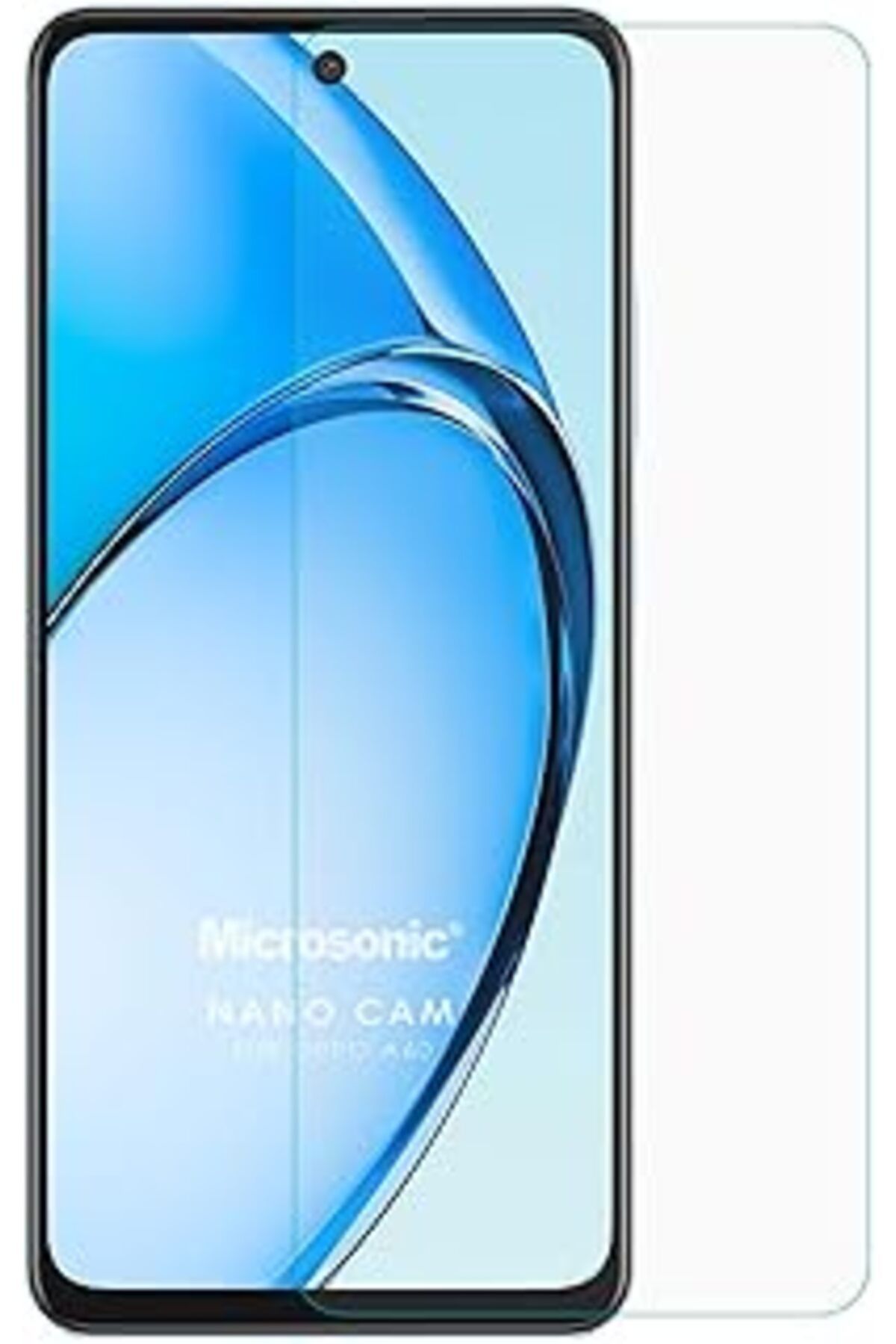 Pazarcan Microsonic Oppo A60 Nano Glass Cam Ekran Koruyucu [A60 Ile Uyumlu Ekran Koruyucu - Şeffaf]