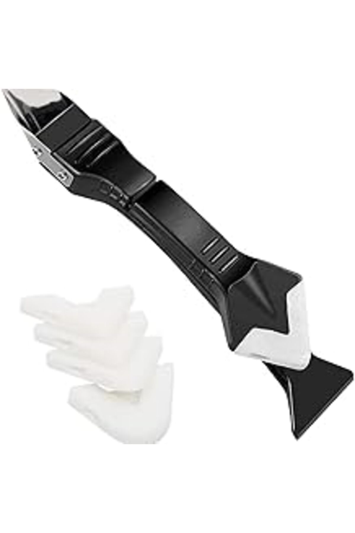 robotrend Krnstore® 3 Yedek Başlık İle, Derz Kazıyıcı, Yapışkan Çıkarma Kazıyıcı, Silikon Aracı, Cam Temizlem