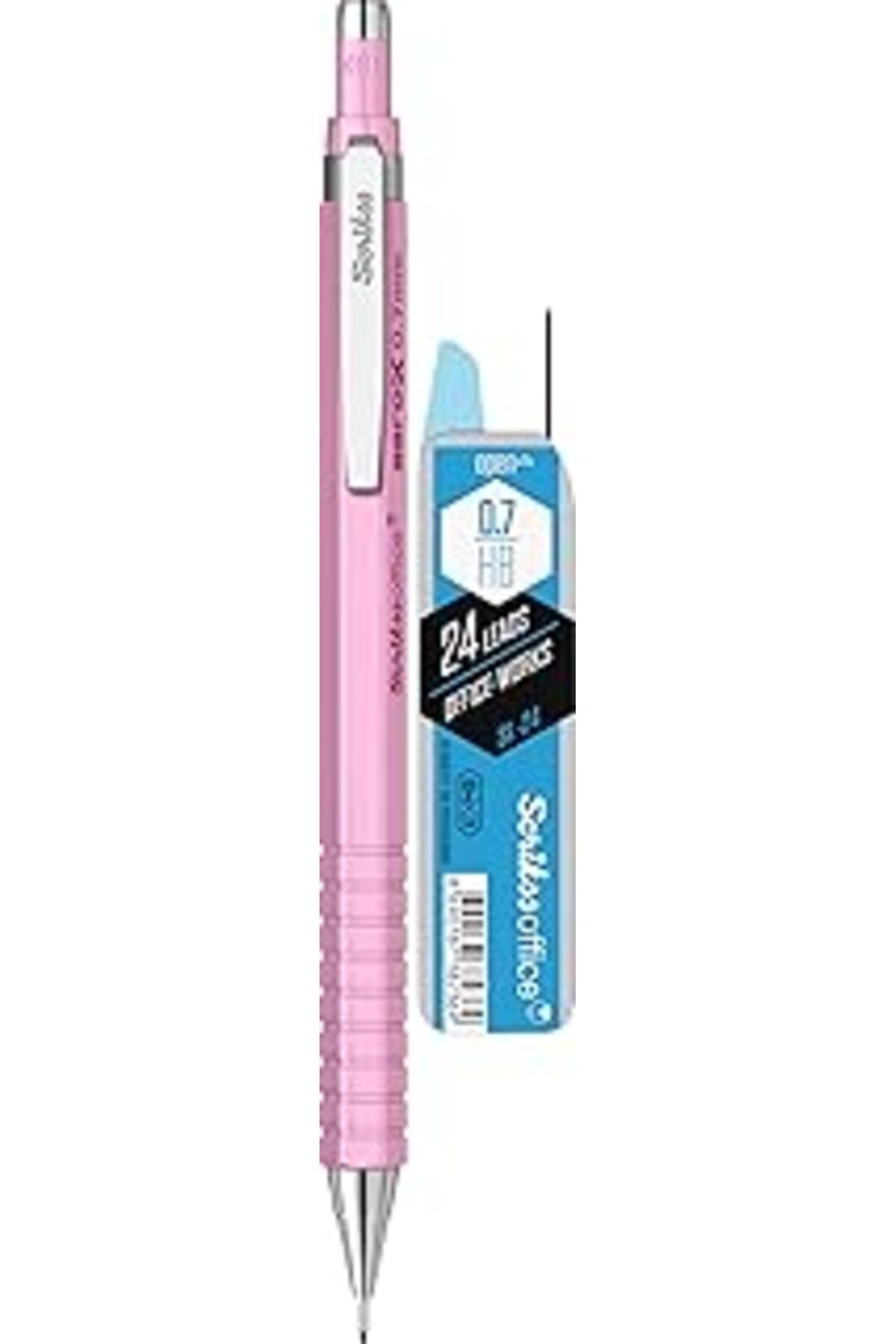 Pazarcan Scrikss Office Aero-X Versatil 0.7 Mm Pembe & Sl-24 Min Hb 2'Li Blister