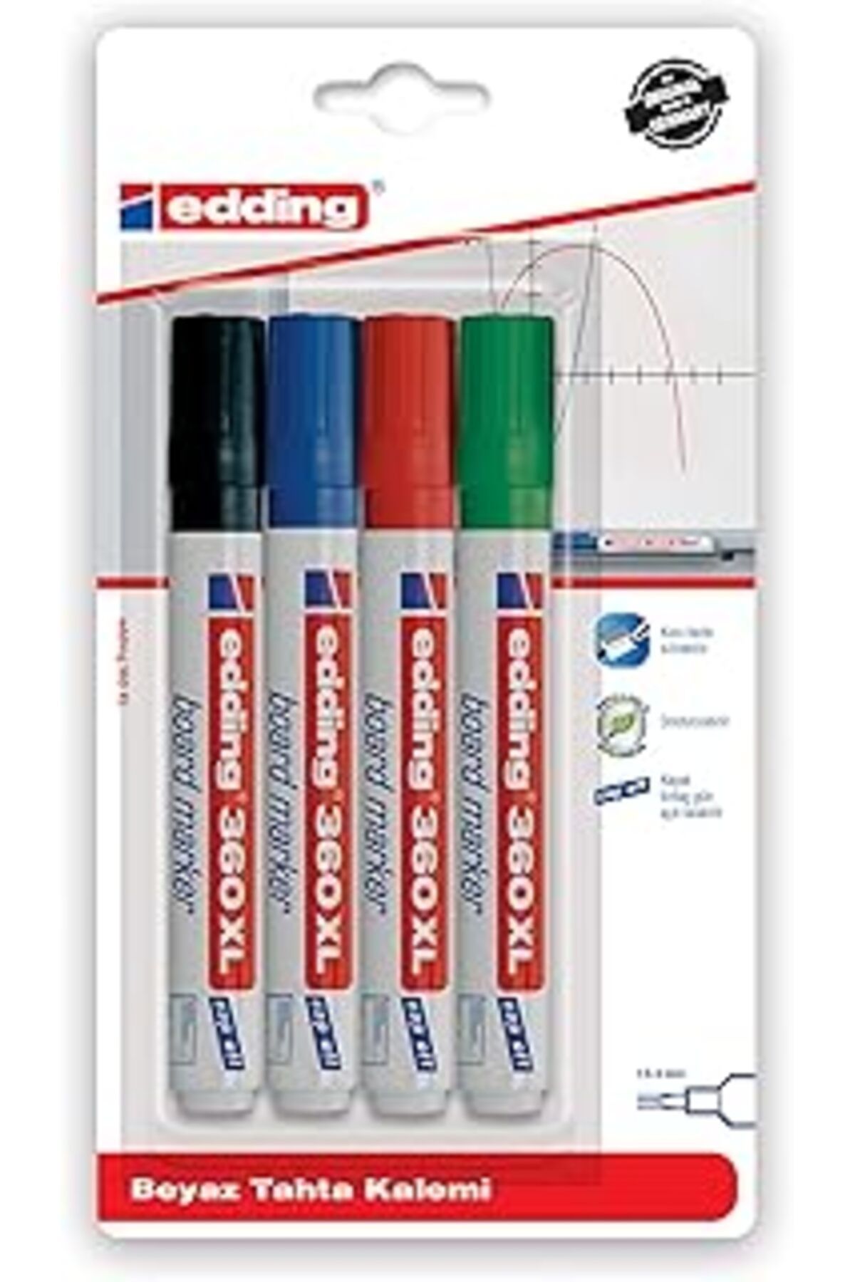 Pazarcan Edding Turkey Ed360Xlb499 Beyaz Yazı Tahtası Kalemi
