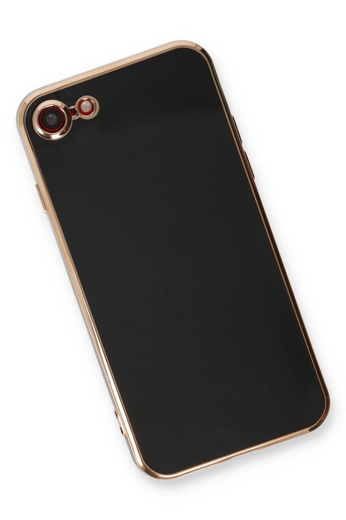NewFace iPhone 7 Kılıf Volet Silikon - Siyah YKTSN