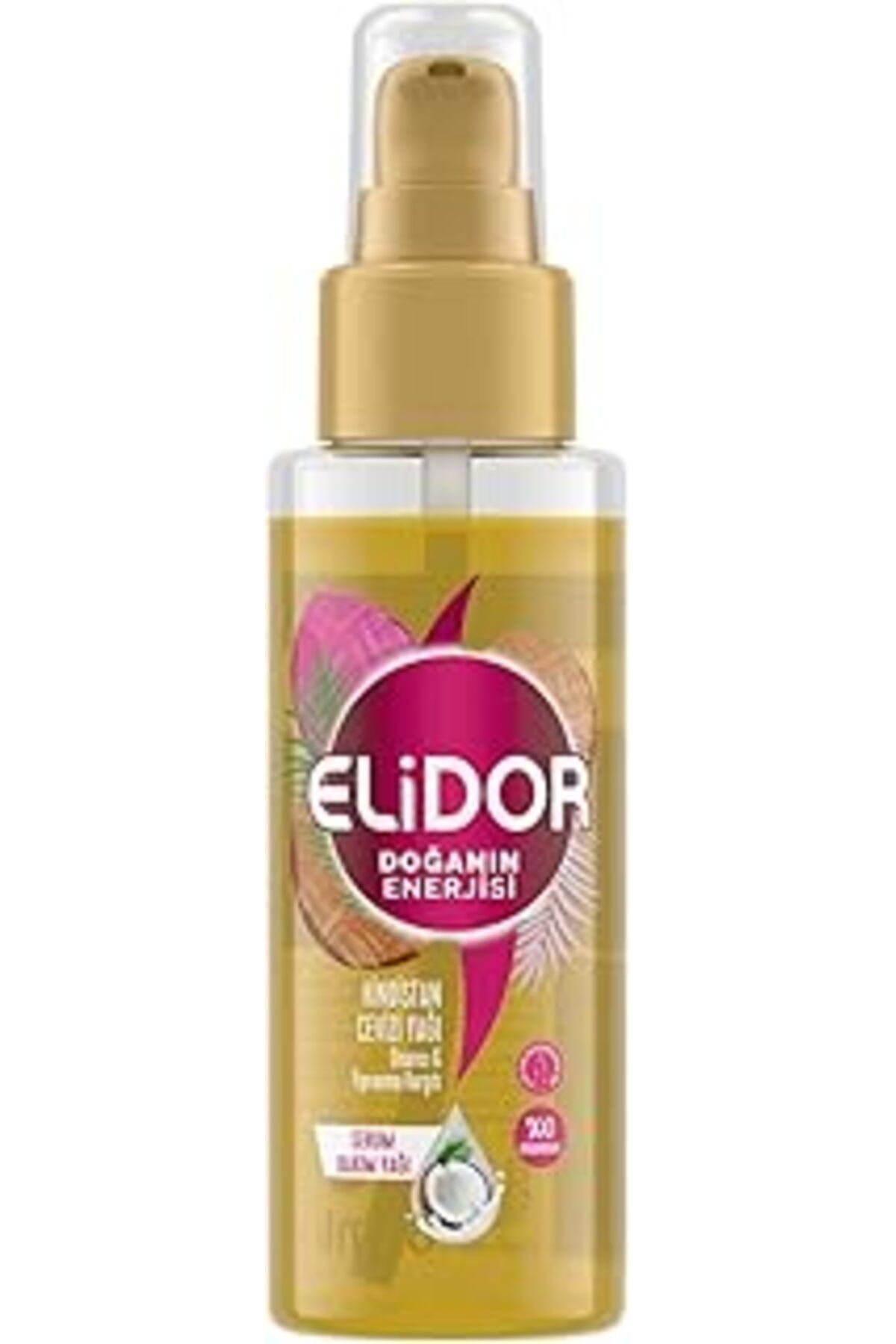 Pazarcan Elidor Güçlü Saç Uçları Için Hindistan Cevizi Saç Yağı 1 Paket (1 X 80 Ml)