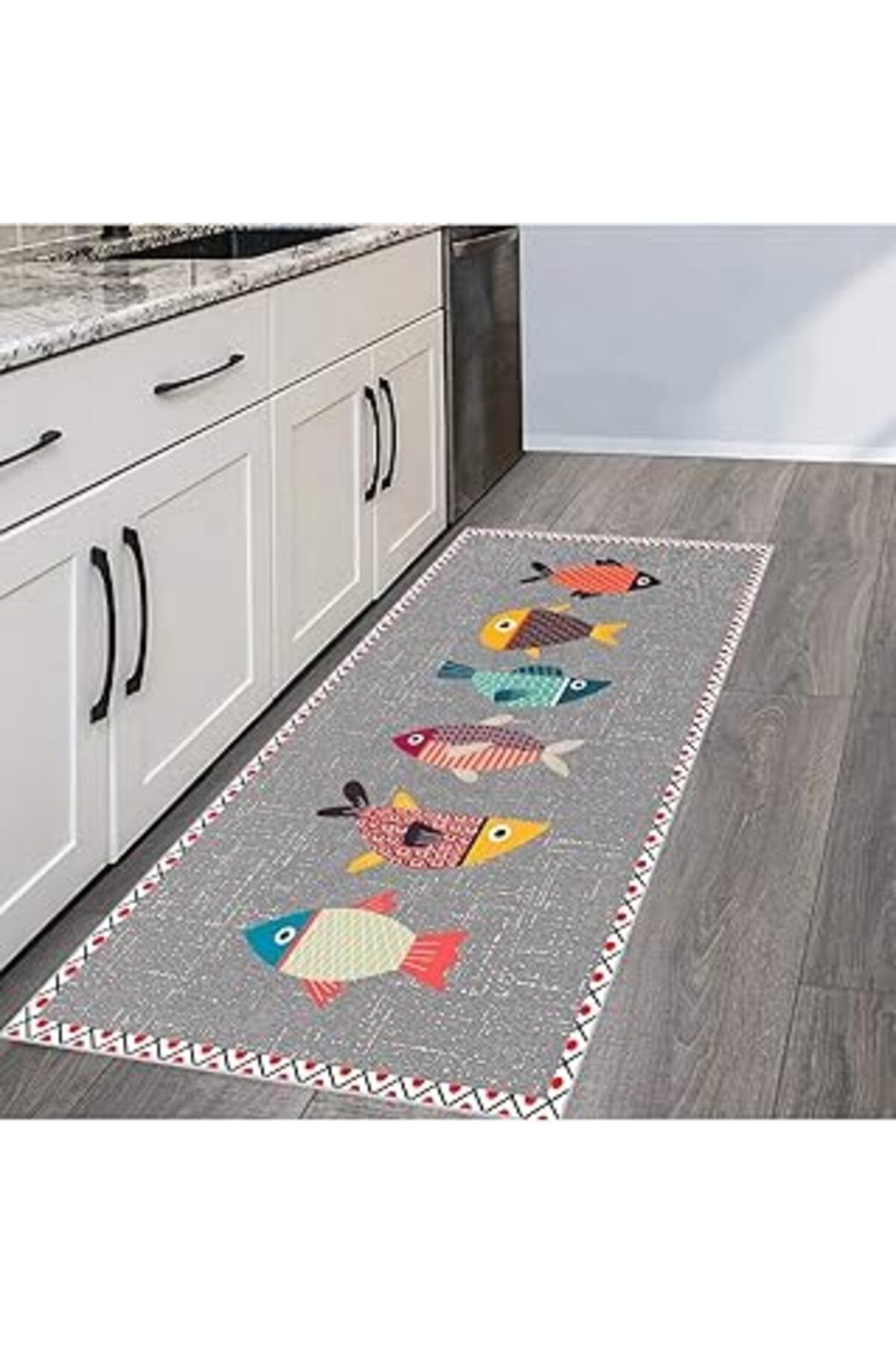 Mu Art Rovigo Home Dijital Baskı Yıkanabilir Kaymaz Taban Mutfak Halısı Rvg2111-Sm217 80X150 Cm