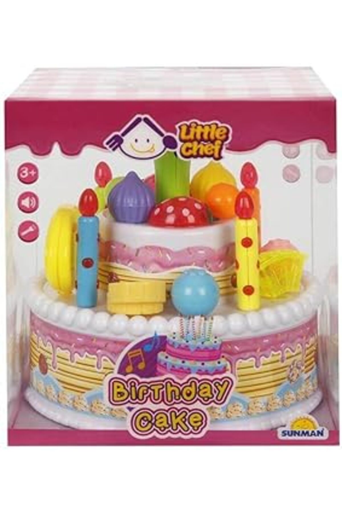 Mu Art Little Chef Yiyecekler Pasta Seti Ses/Işik 2A.