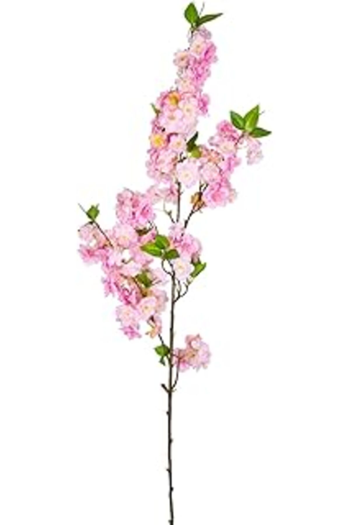 DENİZBİLİŞİM Herdekora Yapay Çiçek Bahar Dalı Pembe 120 Cm.