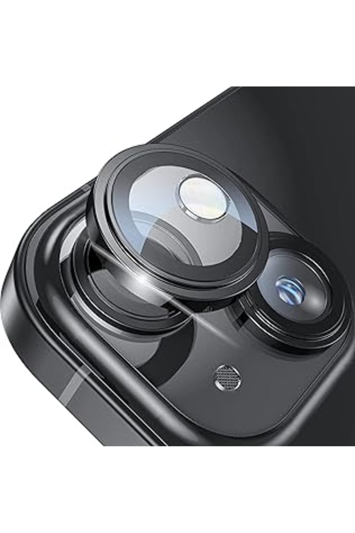 Pazarcan Minesk İphone 15-15 Plus Ile Uyumlu Safir Kamera Lens Koruyucu Kolay Kurulum Kitli Çizilmez Safir C