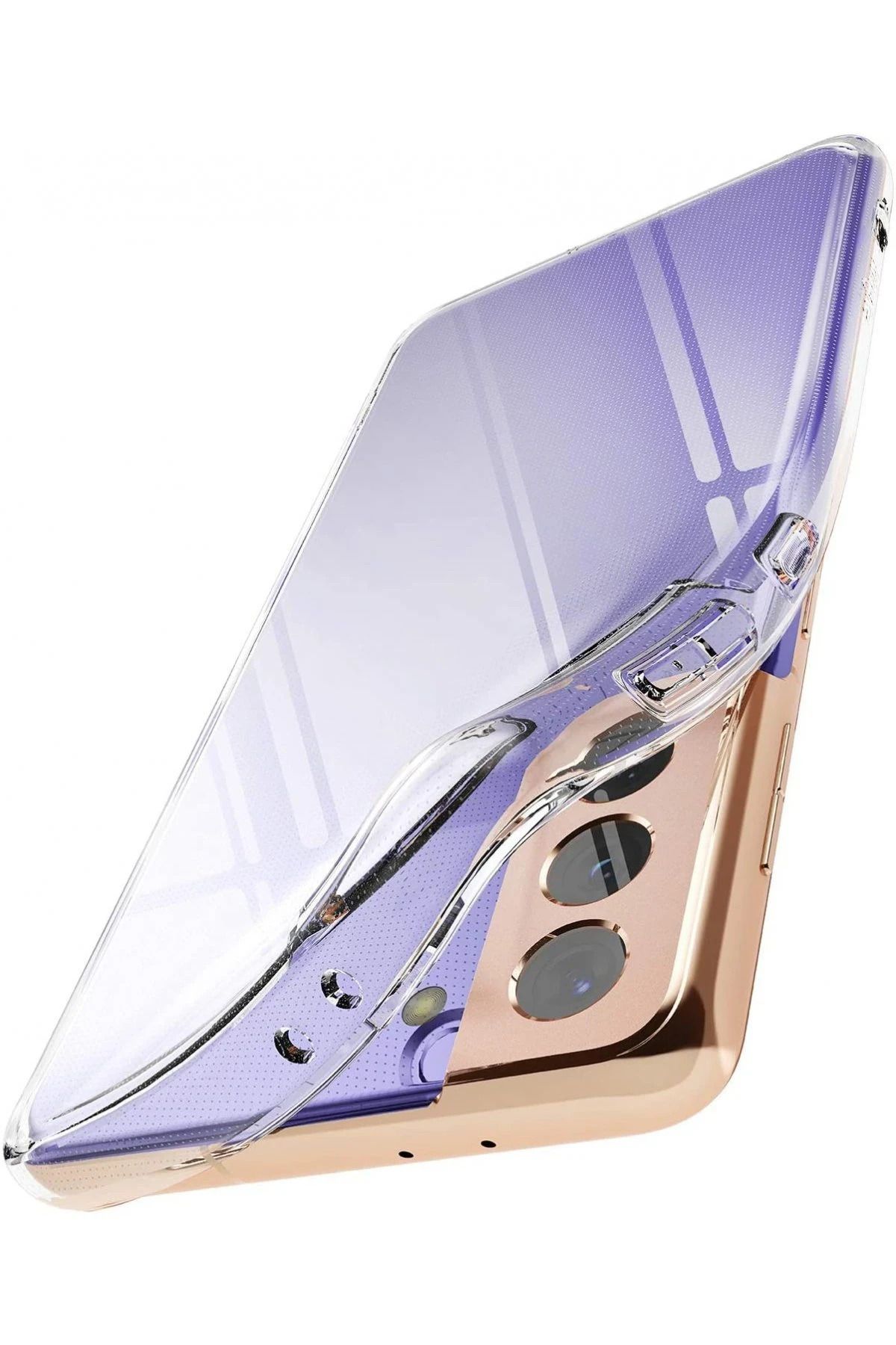 NewFace Samsung Galaxy S21 Plus Kılıf Lüx Şeffaf Silikon SVLRS