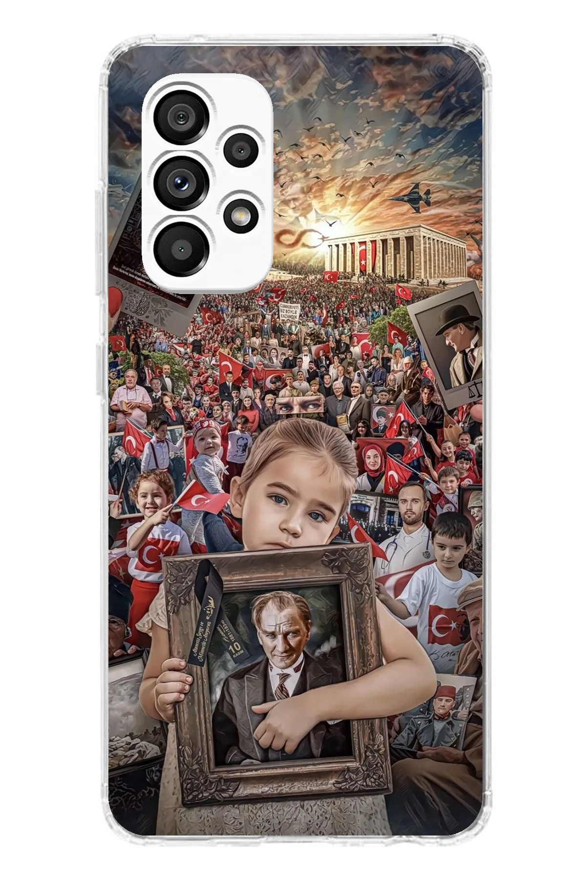 TechTree Galaxy A23 Uyumlu Atatürk Anıtkabir Şeffaf Silikon Kılıf