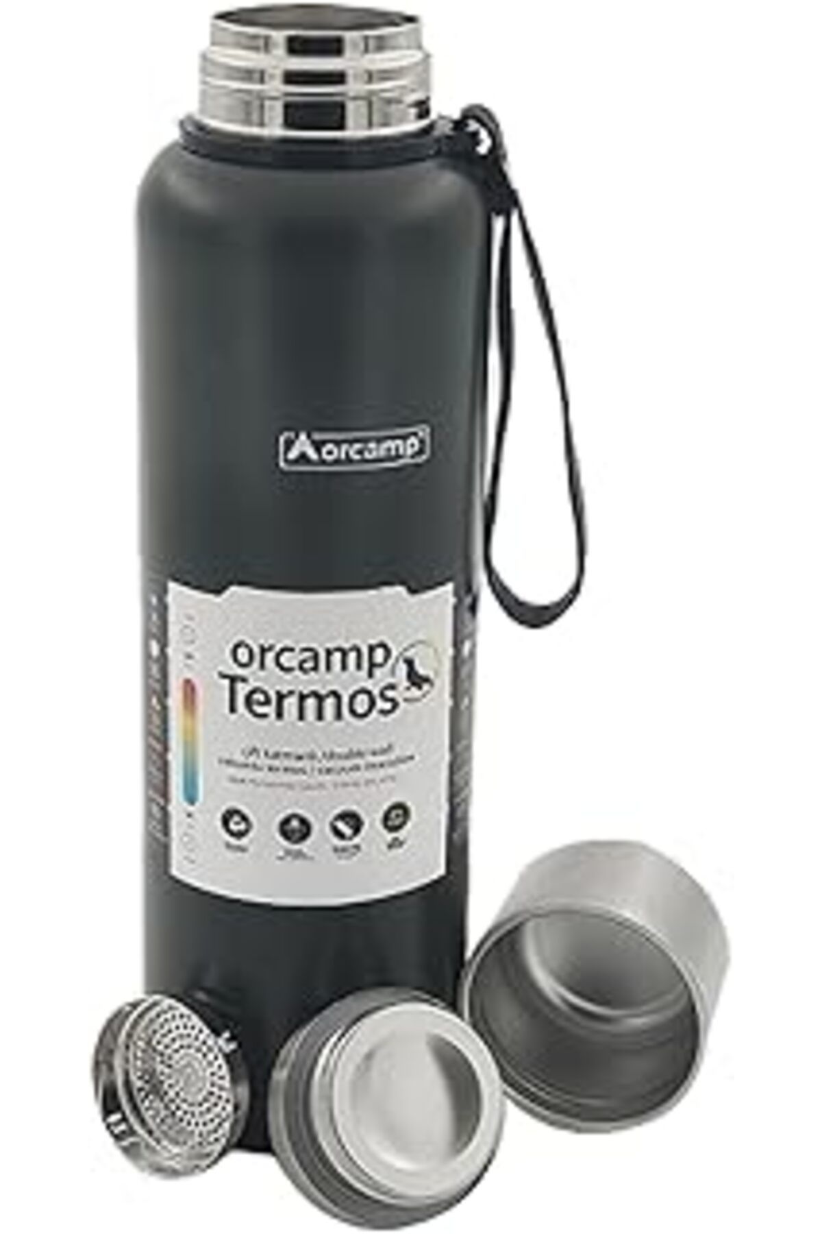 karadağsb Orcamp Out-5100 1500 ml Paslanmaz Çelik Kamp Termos Bardak Orgaz Out-5100