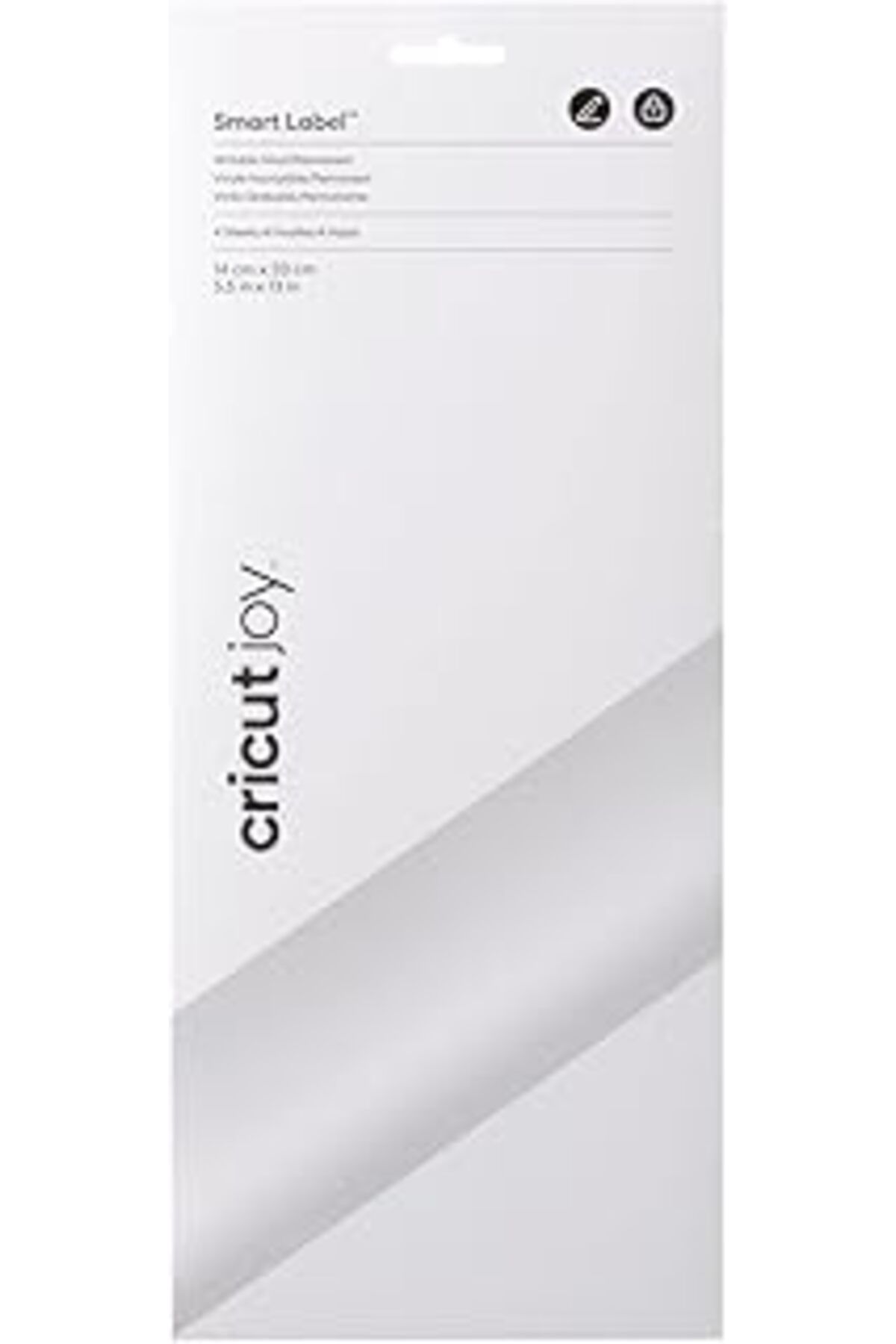 NETWORK ART Cricut 2010000 Joy Smart Vinil Kalici Yazilabilir Beyaz 14x33cm 4lü