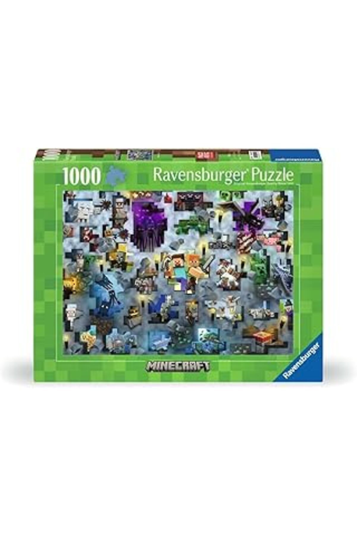Mu Art Ravensburger 1000 Parçalı Puzzle Minecraft, Yapboz