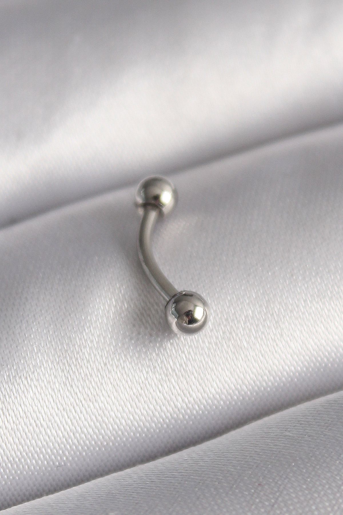 robotrend 316L Çelik Gümüş Renk Topçuk Model Piercing