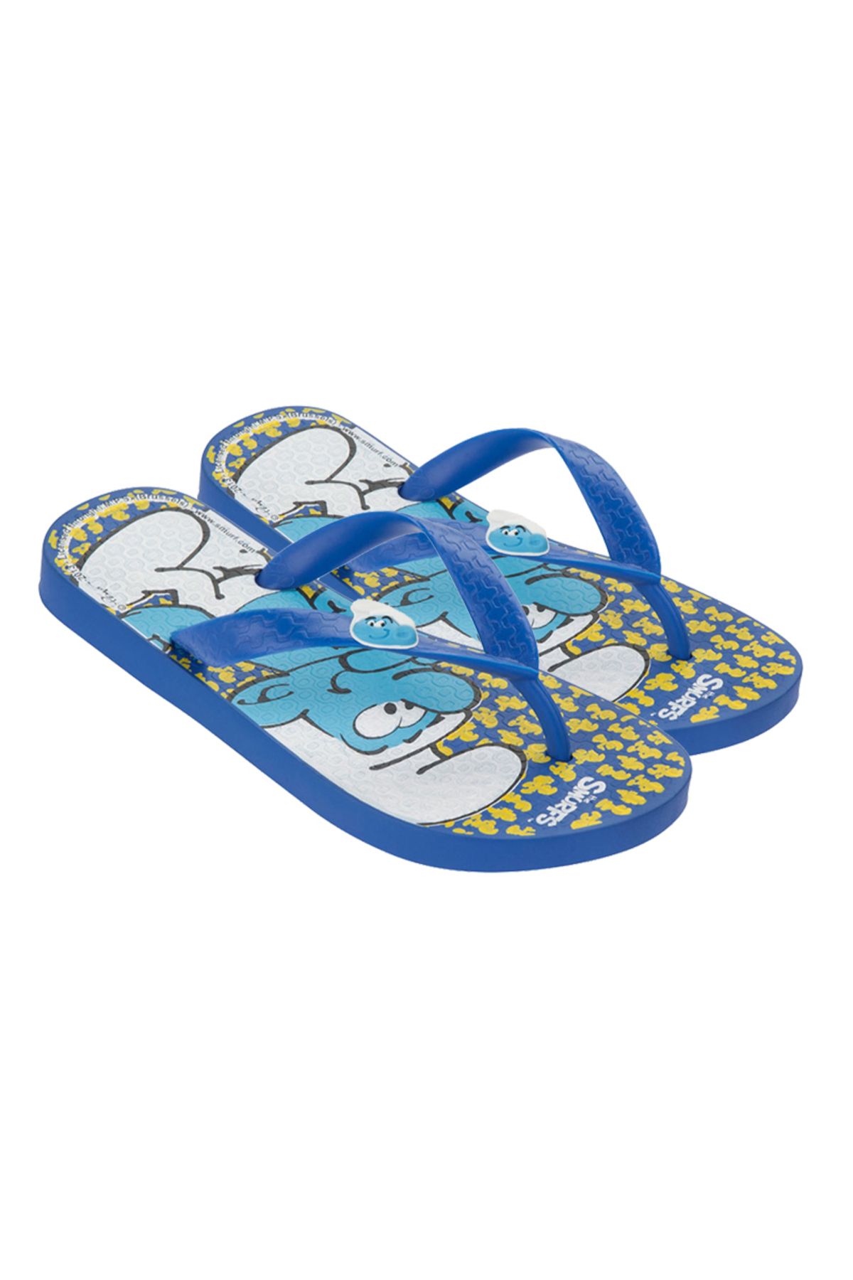 SMURFS-Blue Children's Slippers - Flip Flops, Size 25/34 2