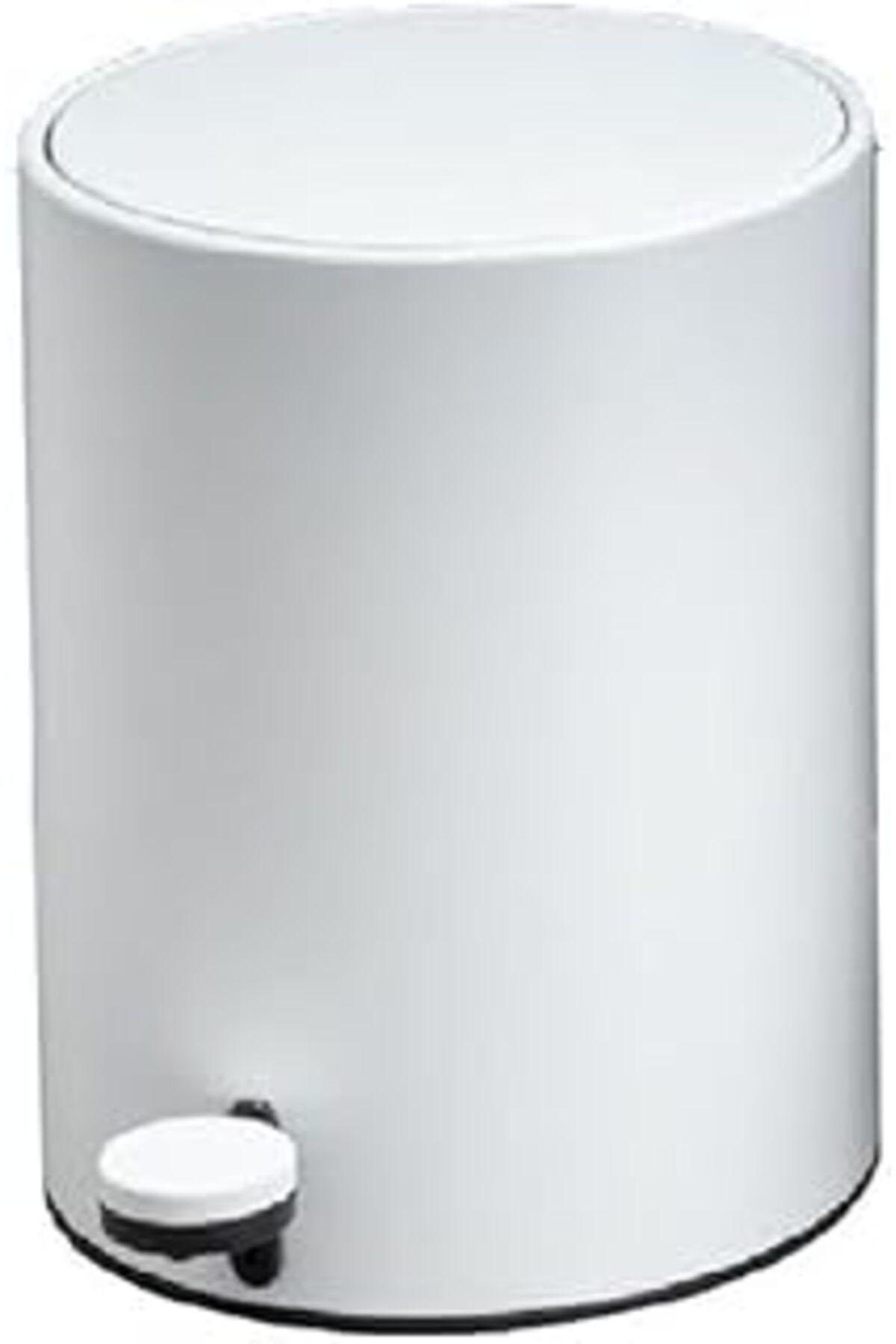 robotrend System Pedallı Beyaz Çöp Kovası 3 Lt Beyaz Renk 265X203X203 Mm