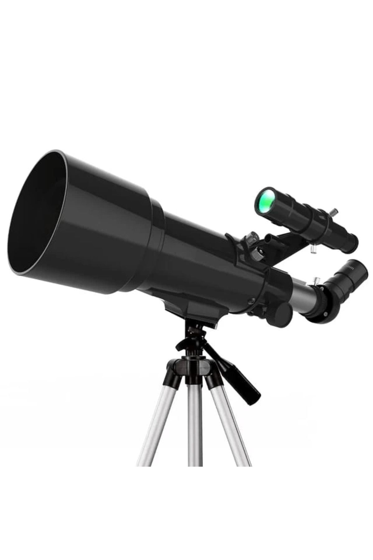 feifei 400X70Mm Açıklıklı Refrakter Teleskoplar (15X-150X), Telefon Adaptörlü ( Lisinya )