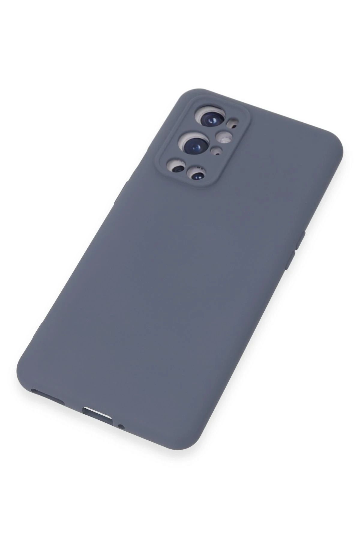 NewFace One Plus 9 Pro Uyumlu Kılıf Nano içi Kadife Silikon - Gri SVLRS