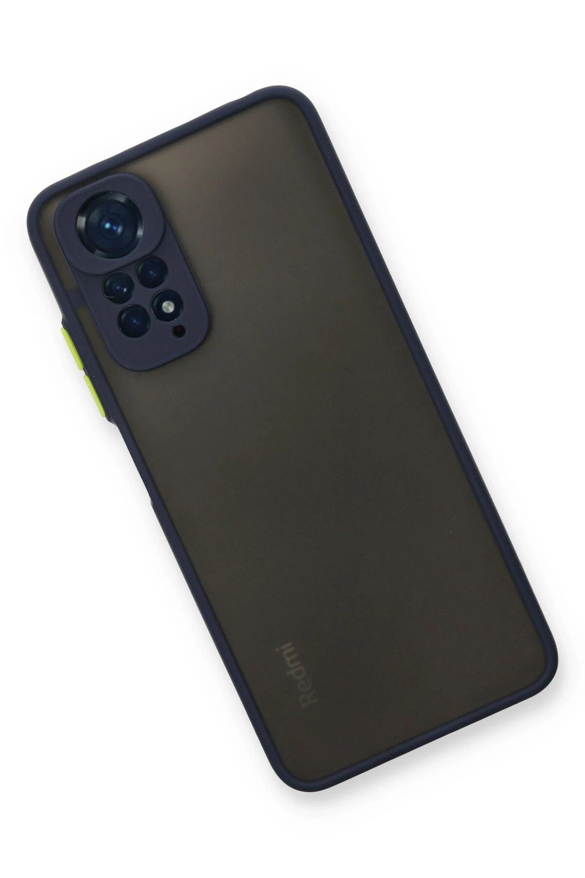 NewFace Xiaomi Redmi Note 11 Kılıf Montreal Silikon Kapak - Lacivert WLZOR