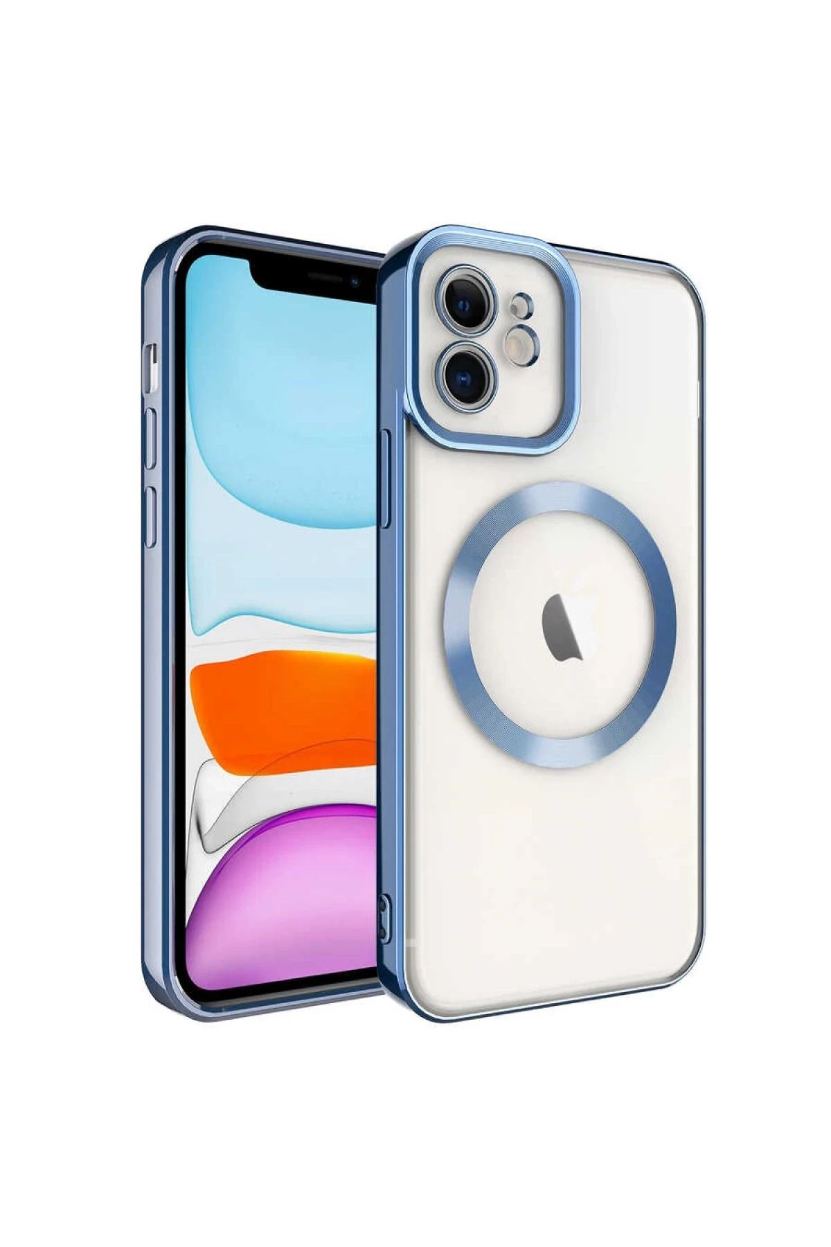 NewFace iPhone 11 Kılıf Kross Magneticsafe Kapak - Sierra Blue SVLRS