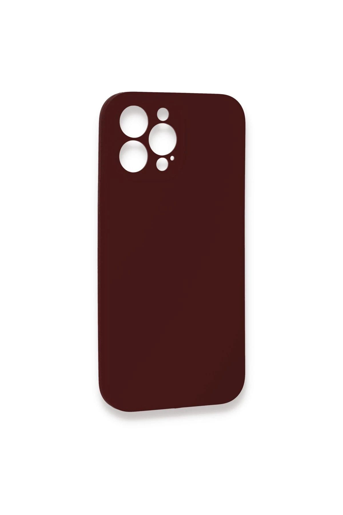 NewFace iPhone 13 Pro Uyumlu Kılıf Lansman Legant Silikon - Bordo SVLRS