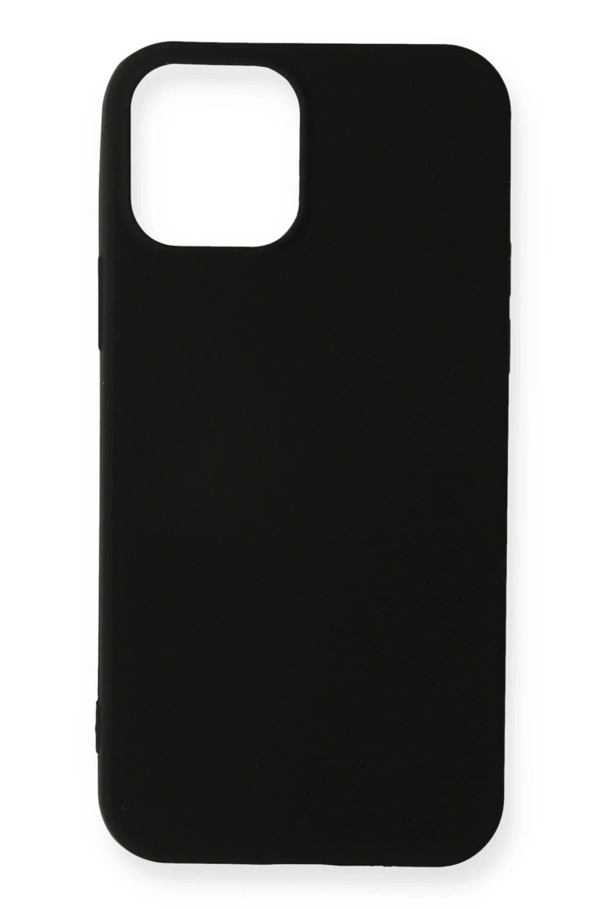 NewFace iPhone 12 Mini Kılıf First Silikon - Siyah SVLRS
