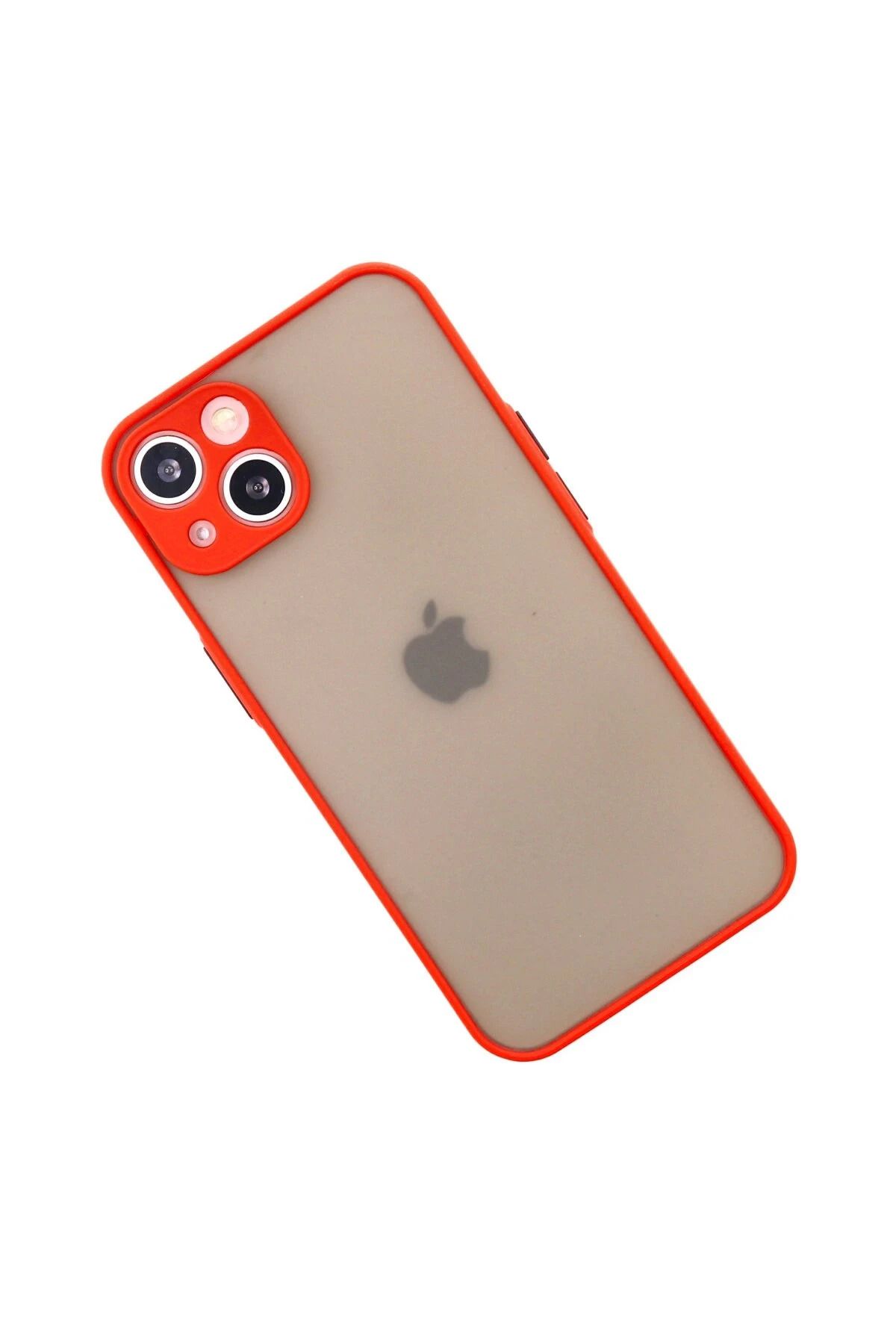 NewFace iPhone 13 Mini Kılıf Montreal Silikon Kapak - Kırmızı WLZOR
