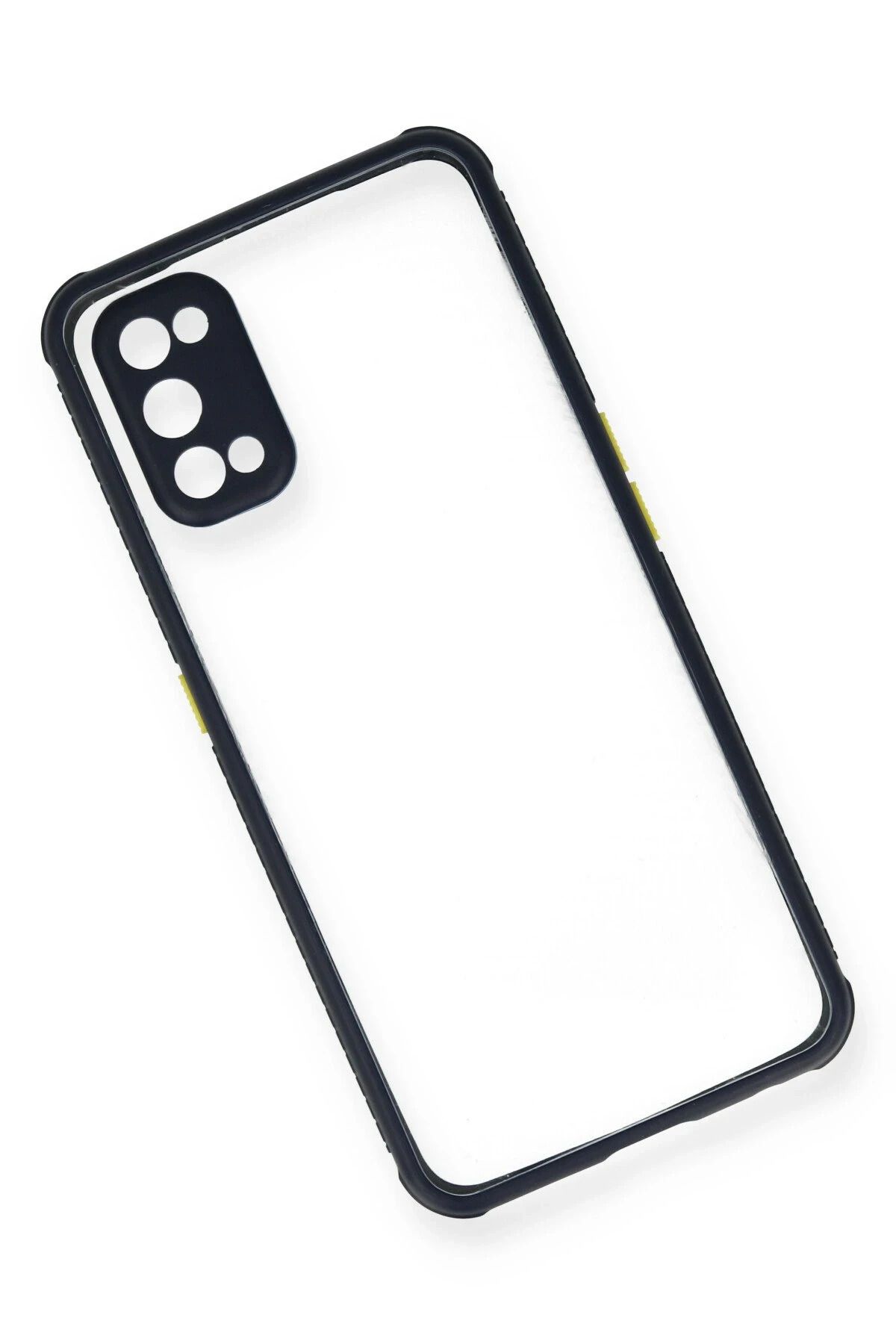 NewFace Realme 7 Pro Kılıf Miami Şeffaf Silikon - Lacivert SVLRS