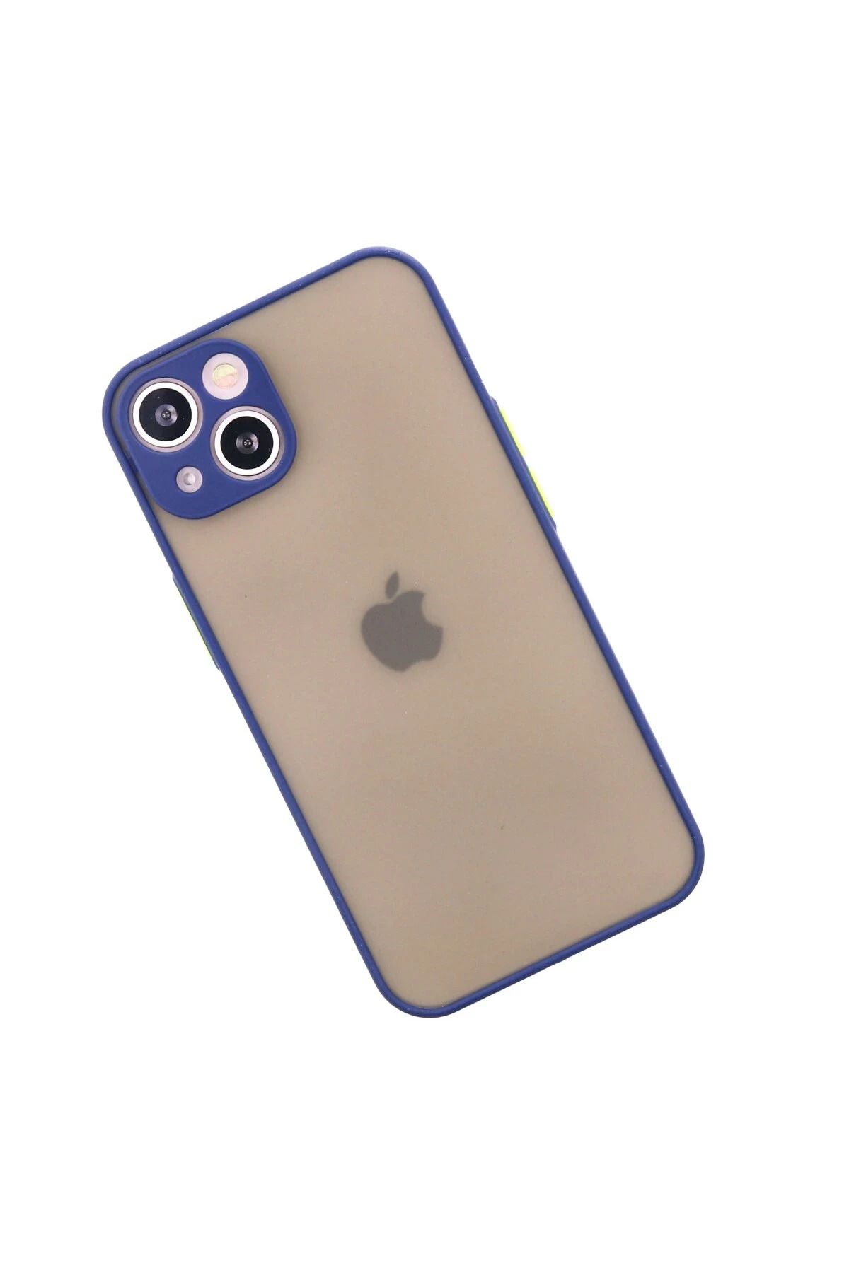 NewFace iPhone 13 Mini Kılıf Montreal Silikon Kapak - Lacivert WLZOR