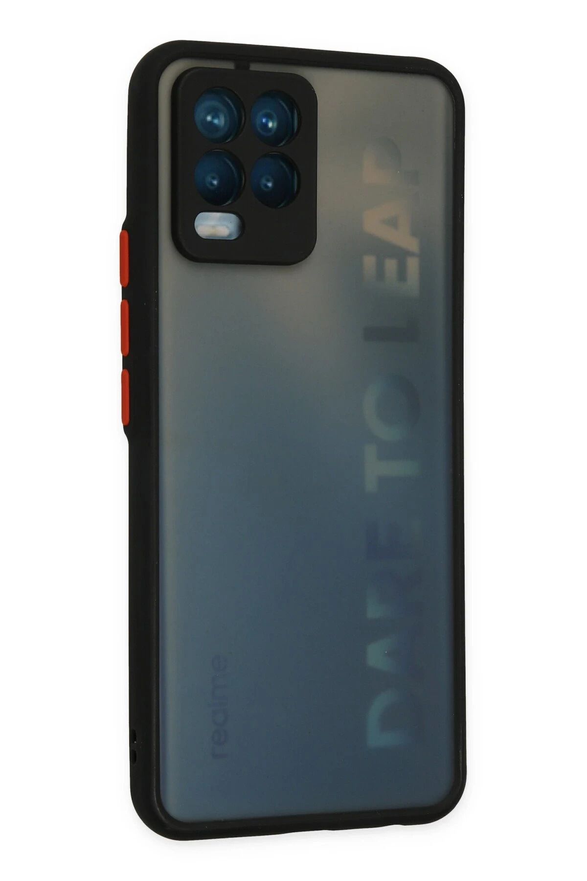 NewFace Realme 8 Kılıf Montreal Silikon Kapak - Siyah WLZOR