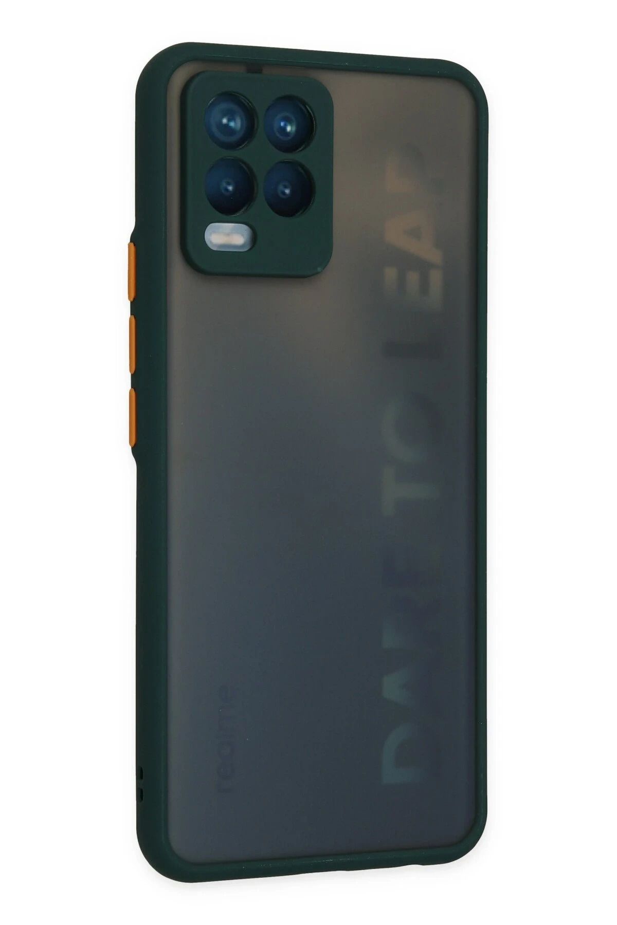 NewFace Realme 8 Kılıf Montreal Silikon Kapak - Yeşil WLZOR