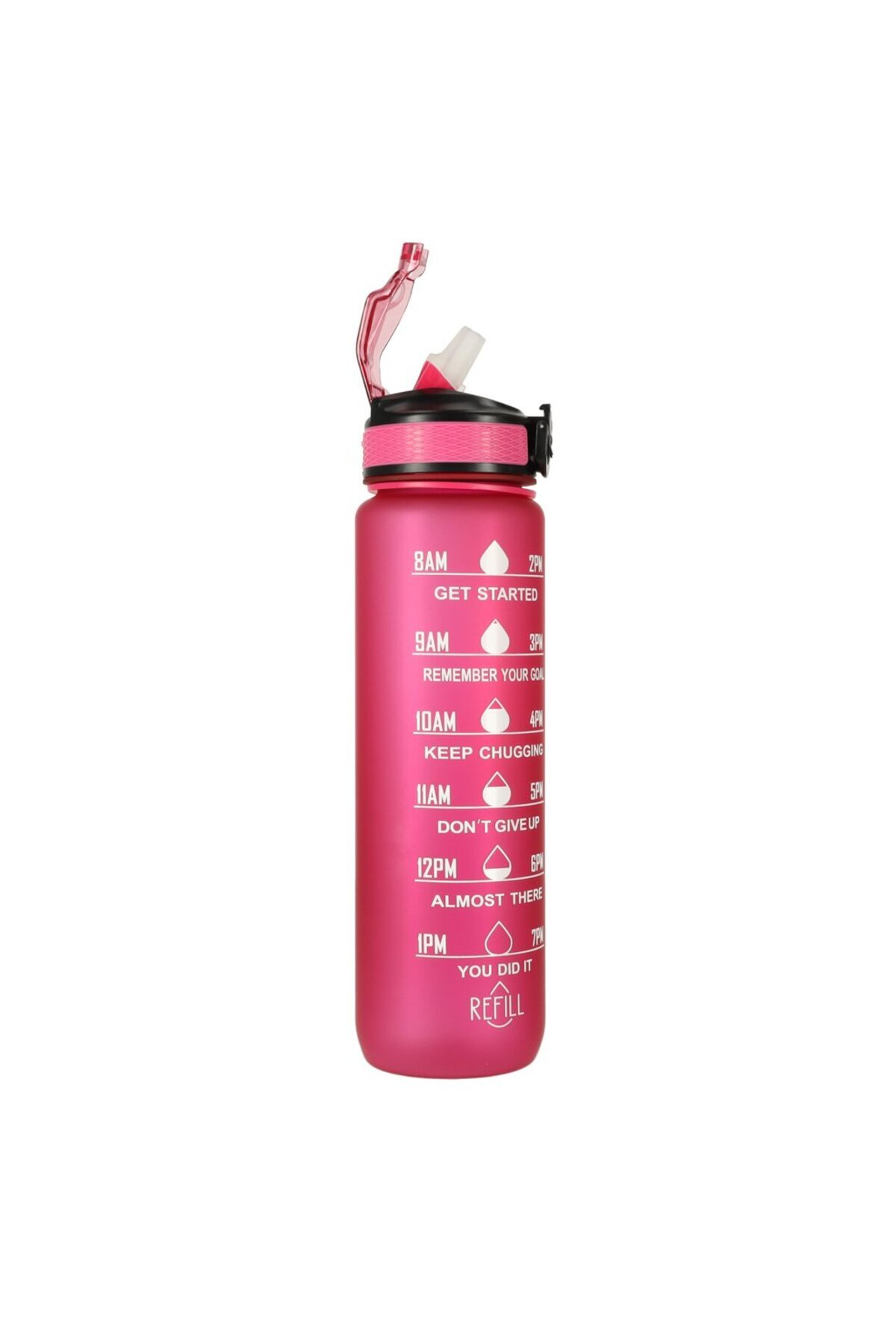 TECOS-Reusable Water Bottle, Tecos®, Built-in Straw, Leak-proof, Carrying Handle, 28.5X7.5 cm 2