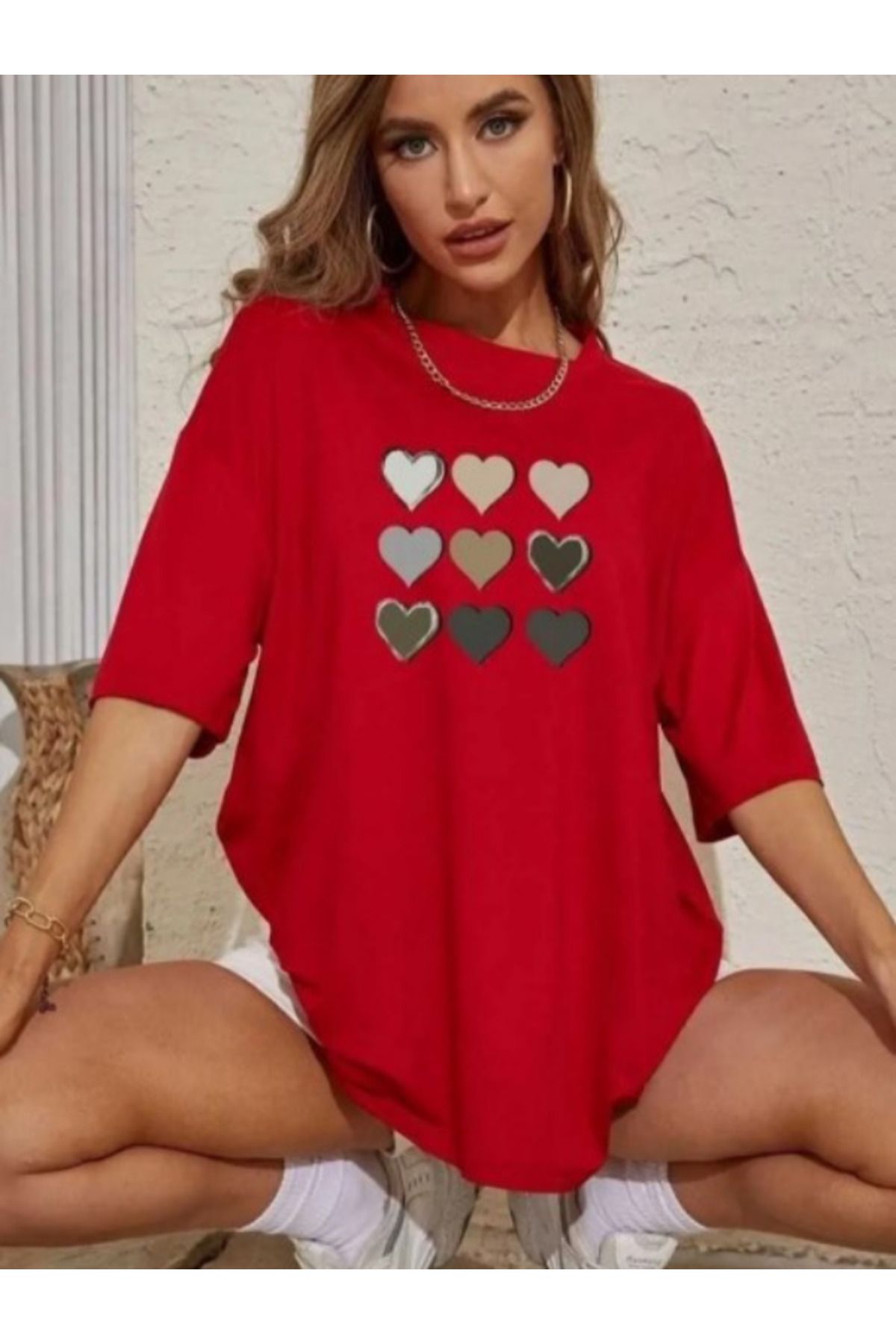 Fox Life Kids KALP BASKILI OVERSİZE UNİSEX BASİC T-ŞHİRT
