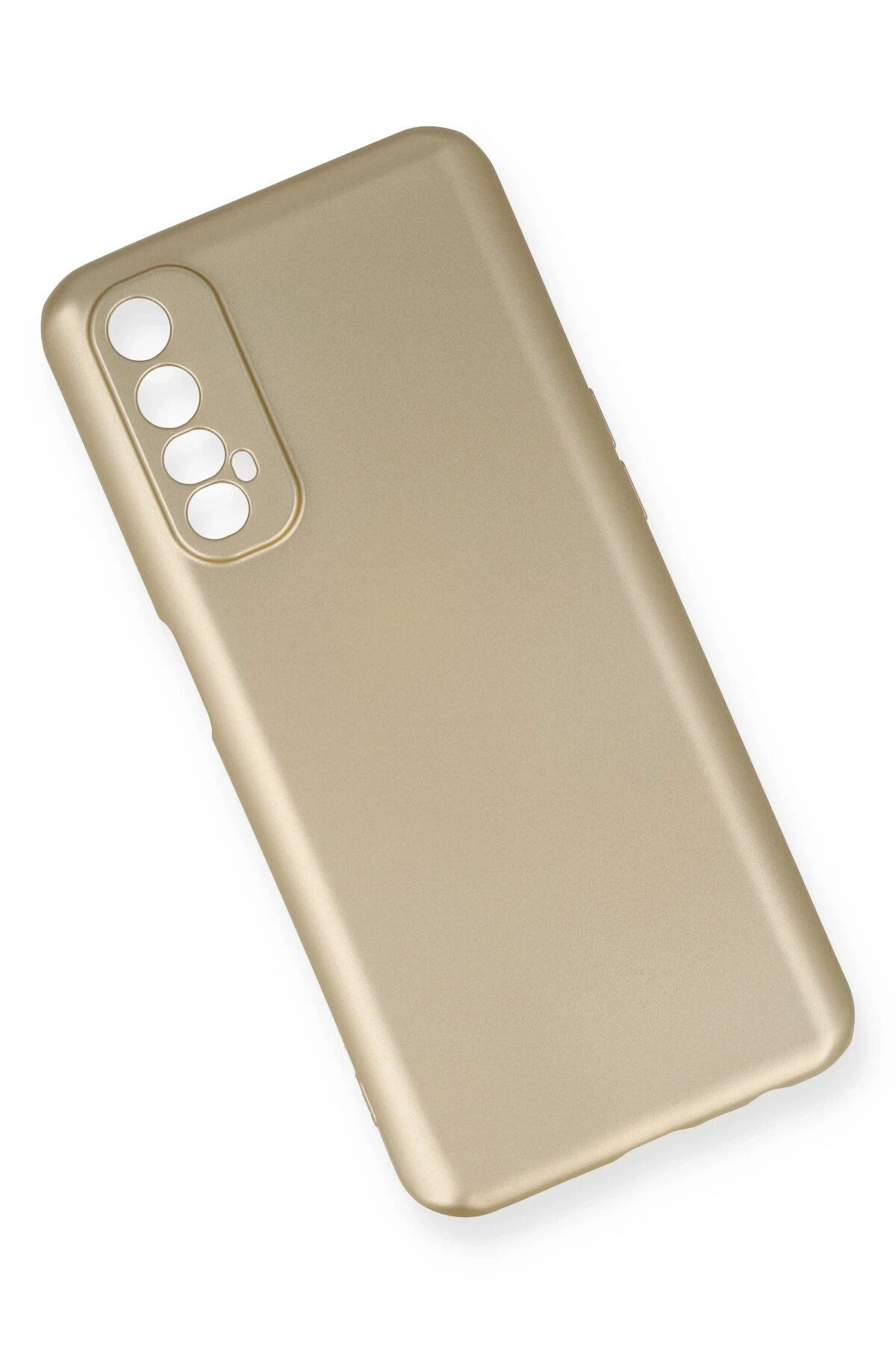 NewFace Realme 7 Kılıf First Silikon - Gold SVLRS