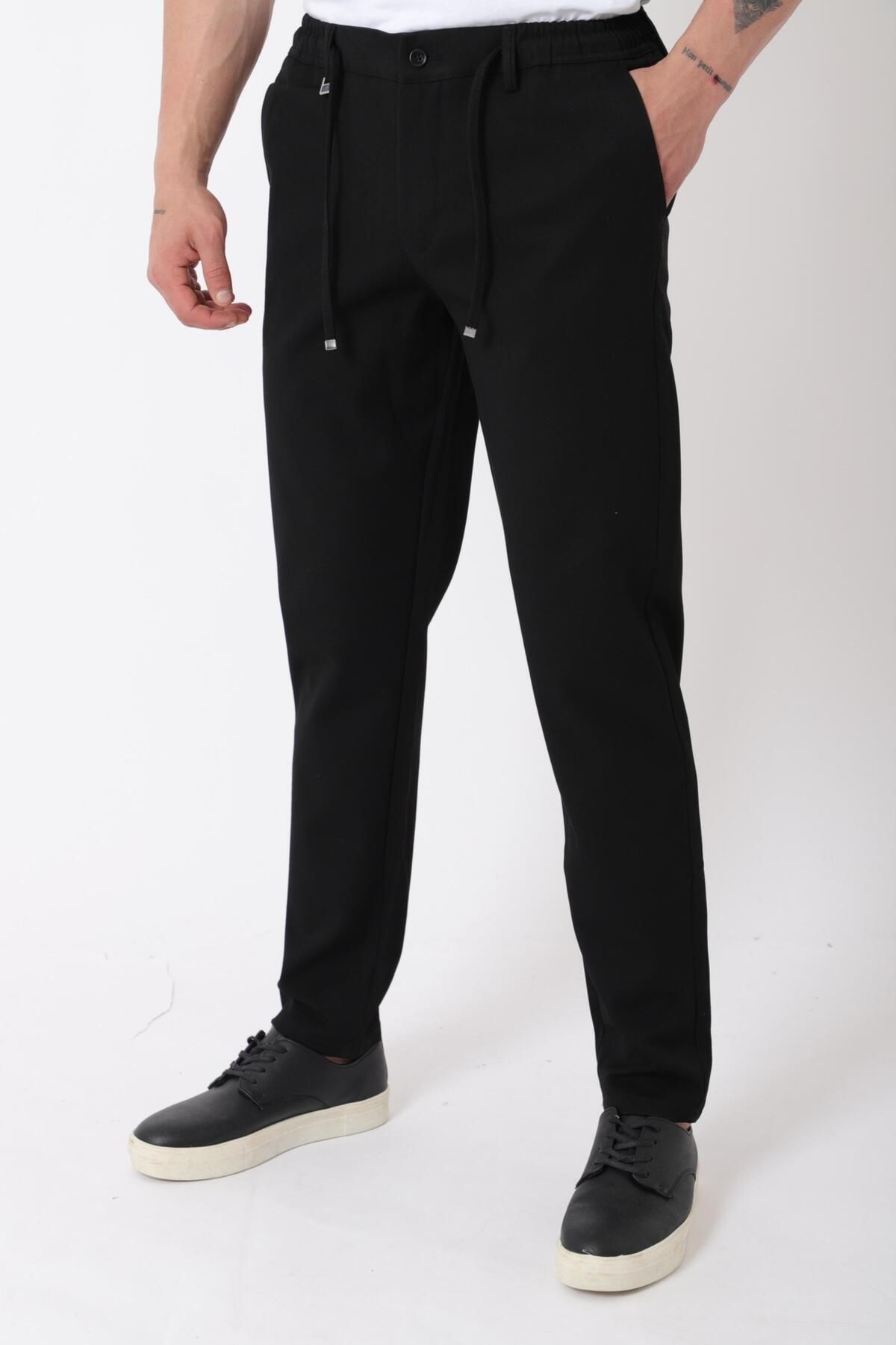 Stilkombin Bel Lastikli Spor En Boy Jogger Pantolon CPT-4_0400